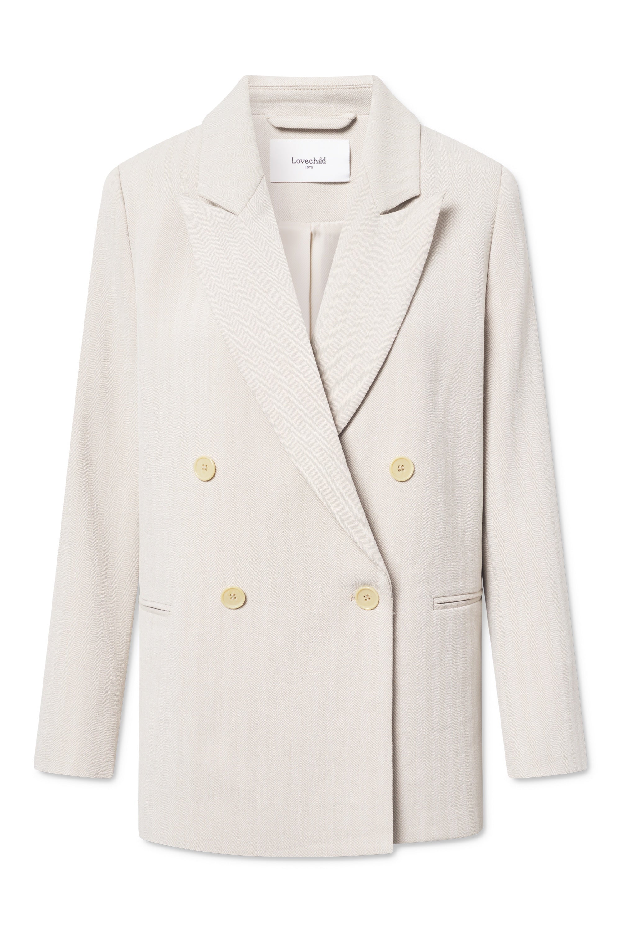 Lovechild 1979 Arizona Blazer BLAZERS 168 Beige Herringbone