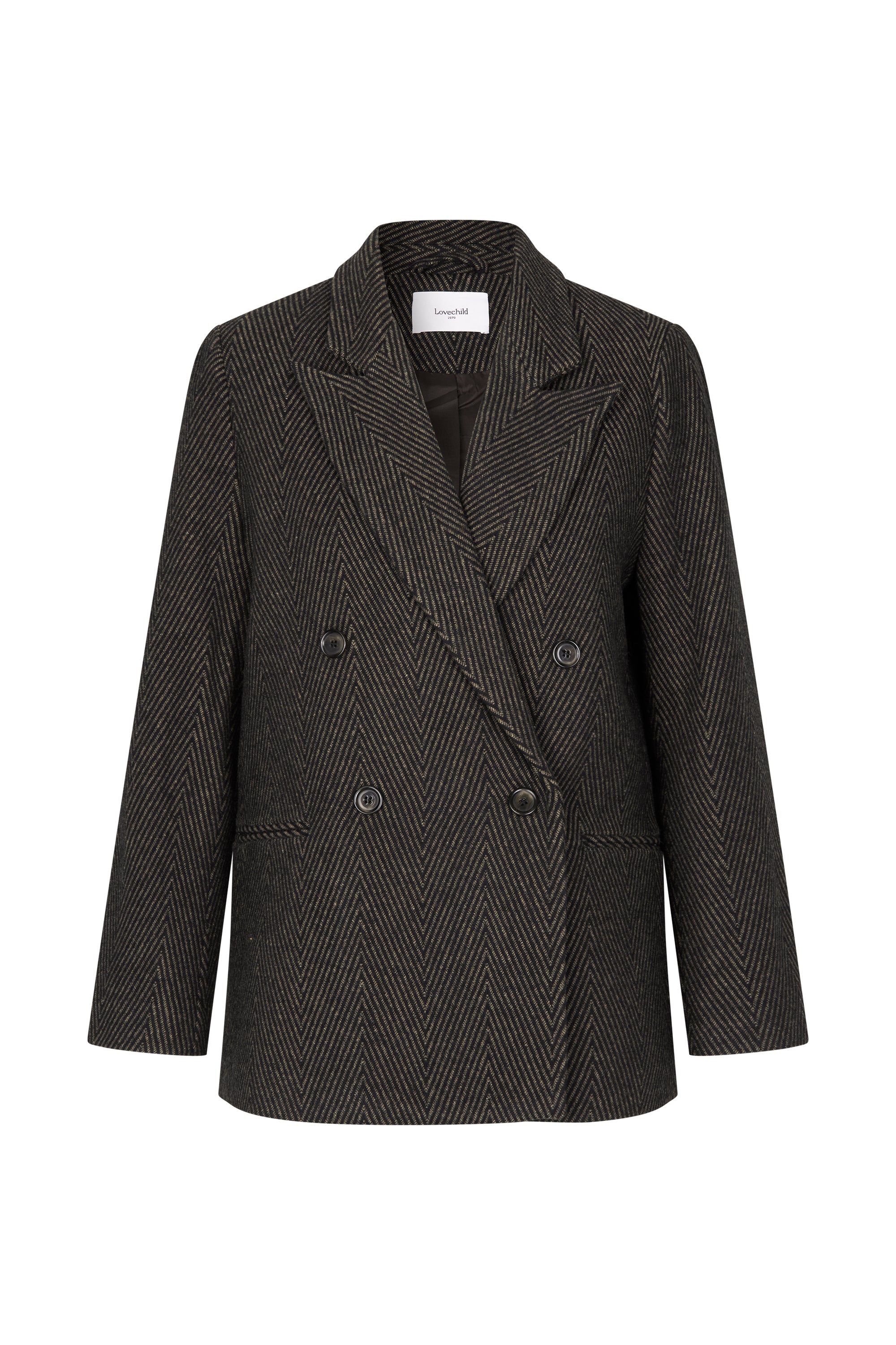 Lovechild 1979 Arizona Blazer Outerwear 749 Multi Brown Herringbone