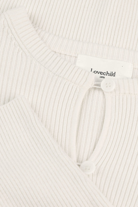 Lovechild 1979 Cari Cardigan Knitwear 007 Egret