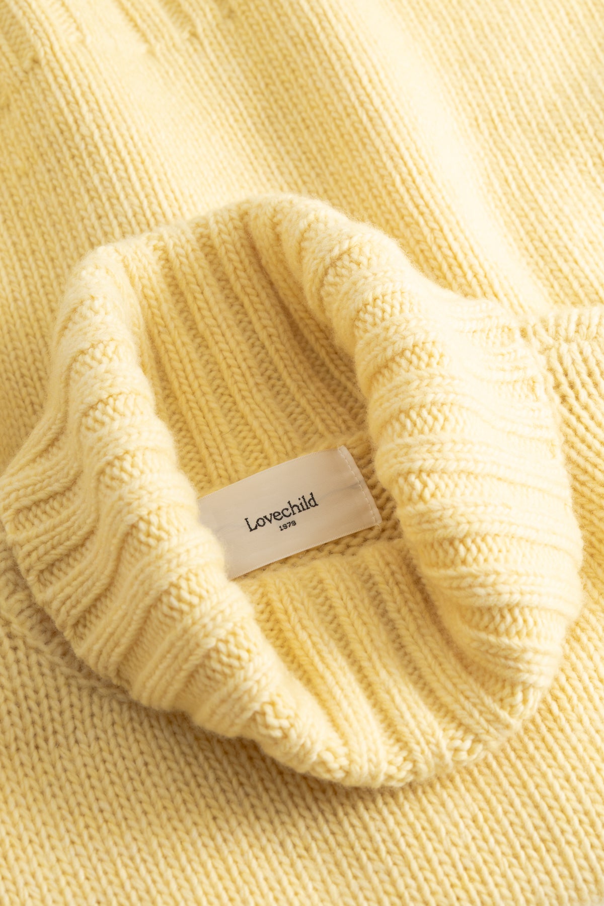 Lovechild 1979 Cassidy Turtleneck Sweater 095 French Vanilla
