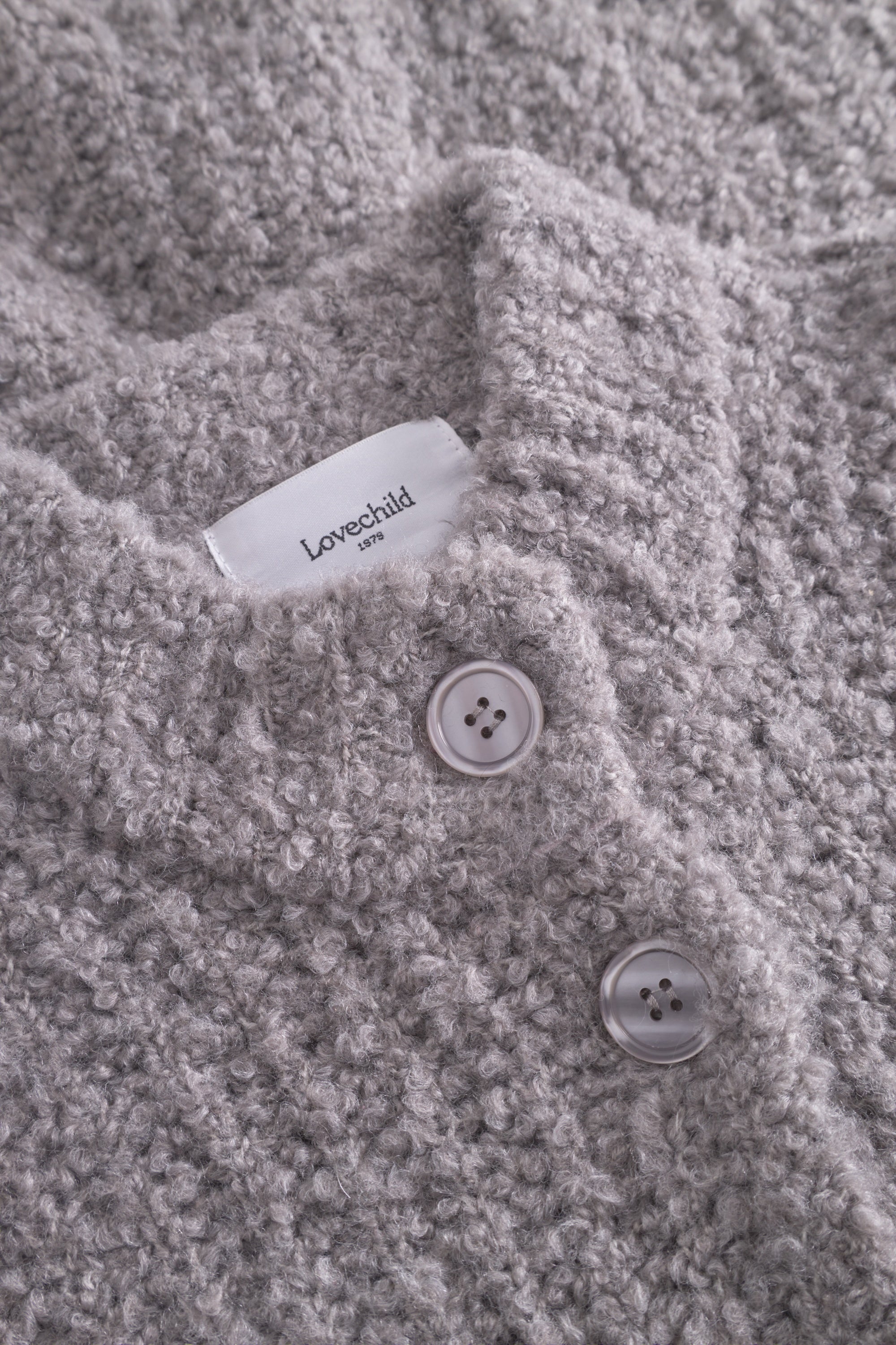 Lovechild 1979 Claine Cardigan Turtlenecks 727 Taupe Grey