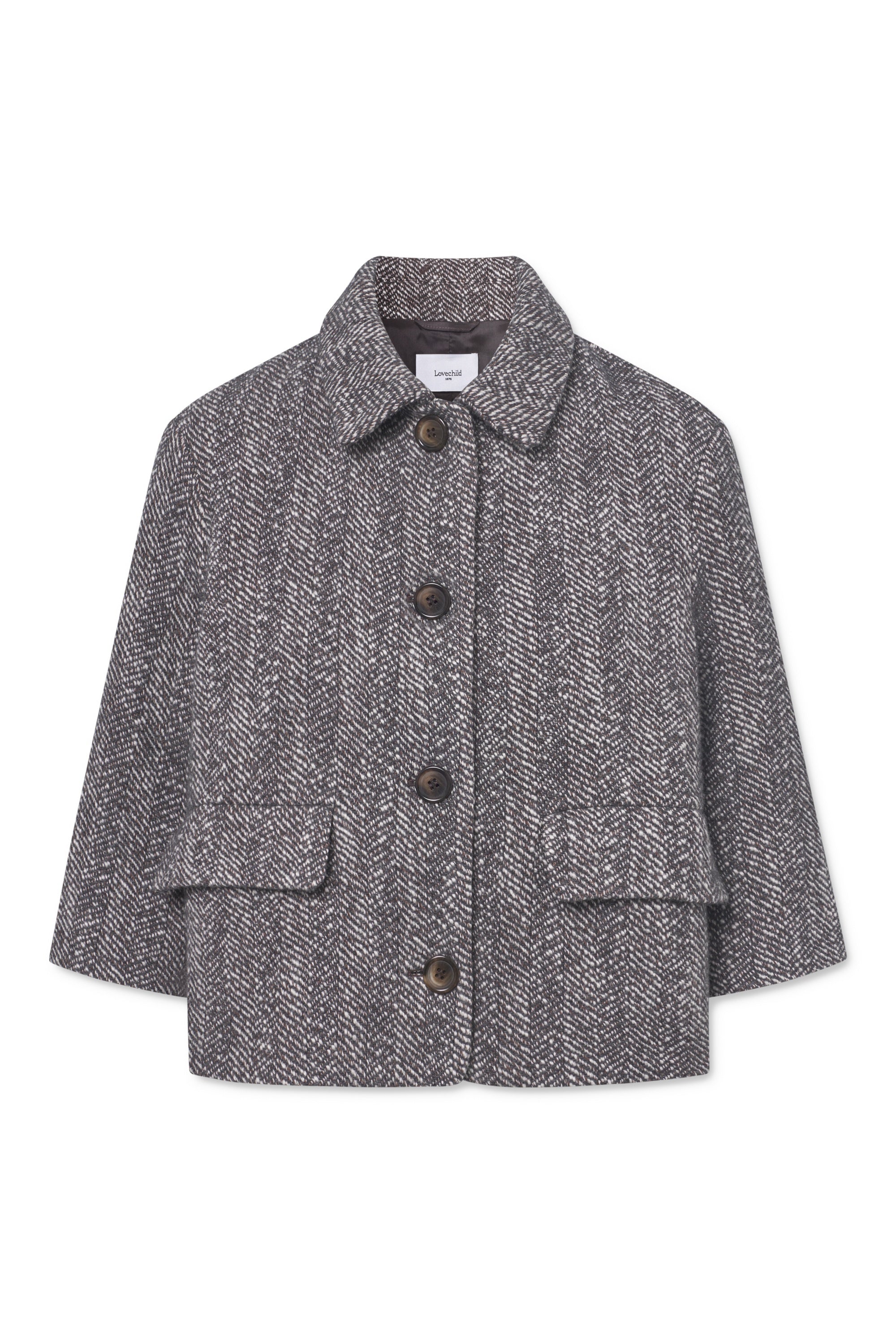 Lovechild 1979 Daliah Jacket Jackets 747 Brown Herringbone