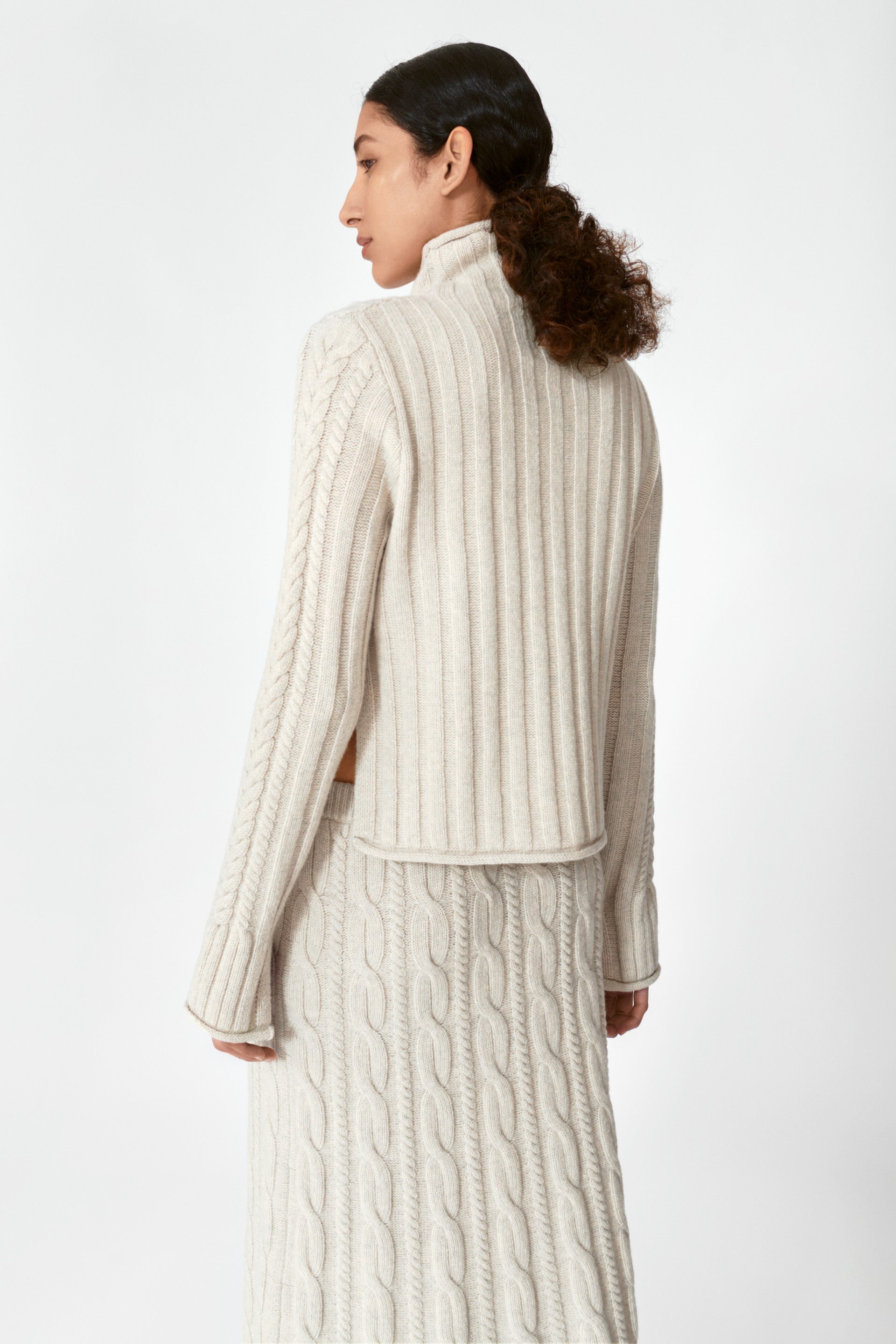 Lovechild 1979 Della Turtleneck Knitwear 022 Oatmeal