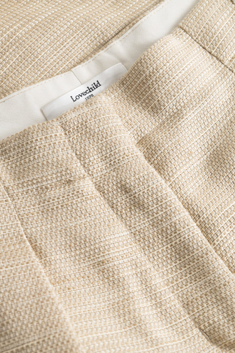 Lovechild 1979 Eileen Pants Pants 158 Beige Weave