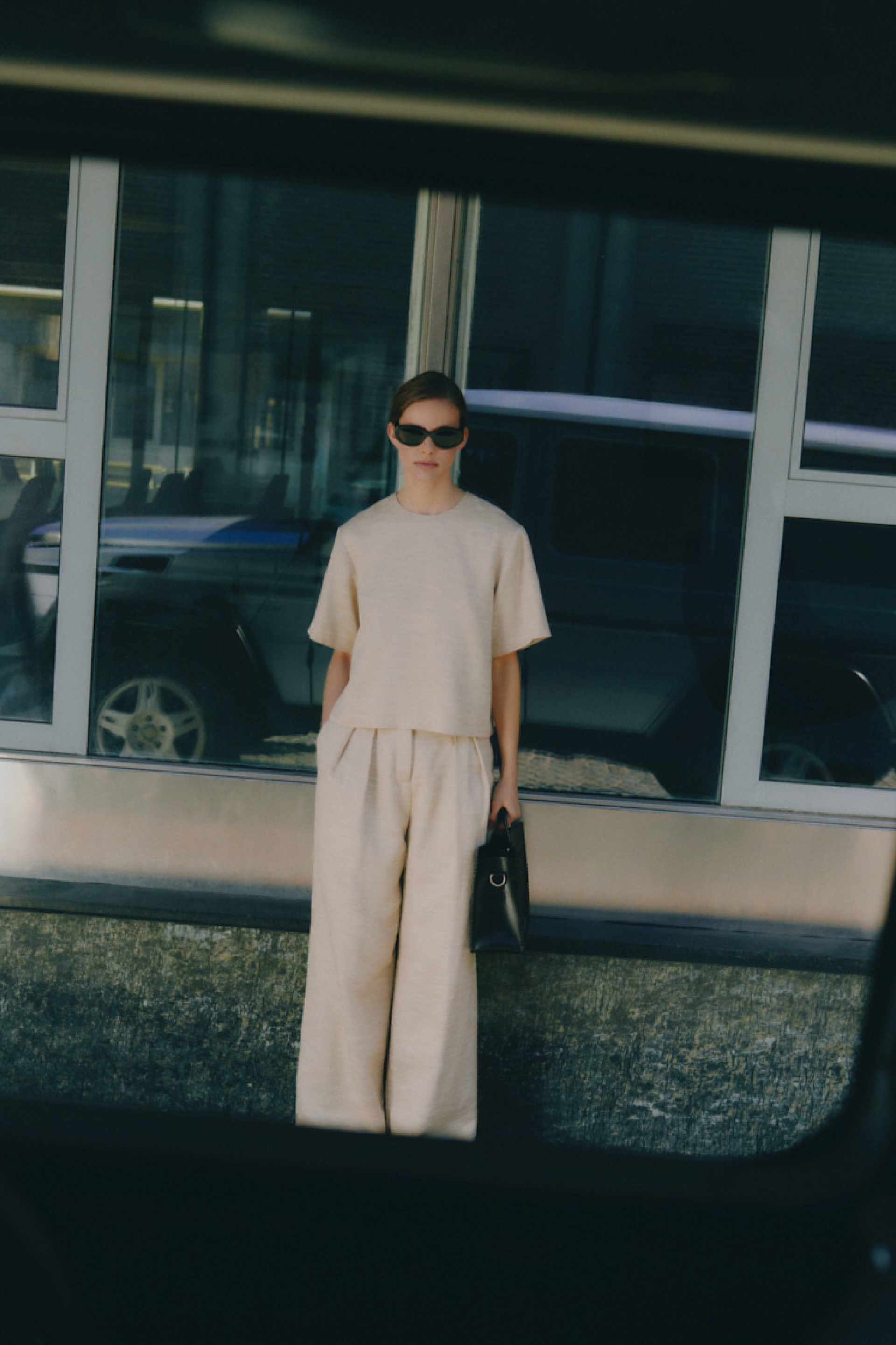 Lovechild 1979 Eileen Pants Pants 158 Beige Weave