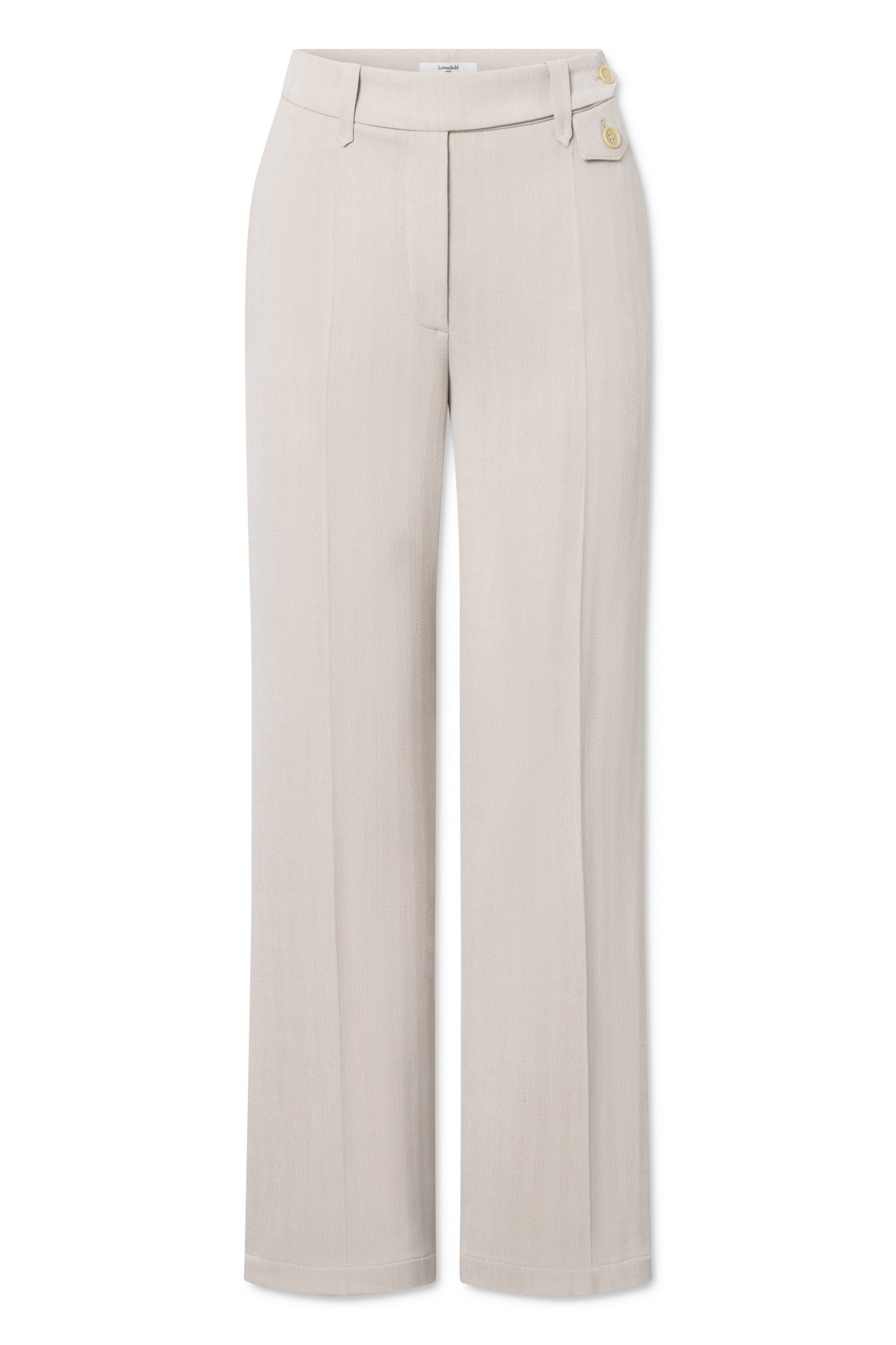 Lovechild 1979 Francisca Pant Pants 168 Beige Herringbone