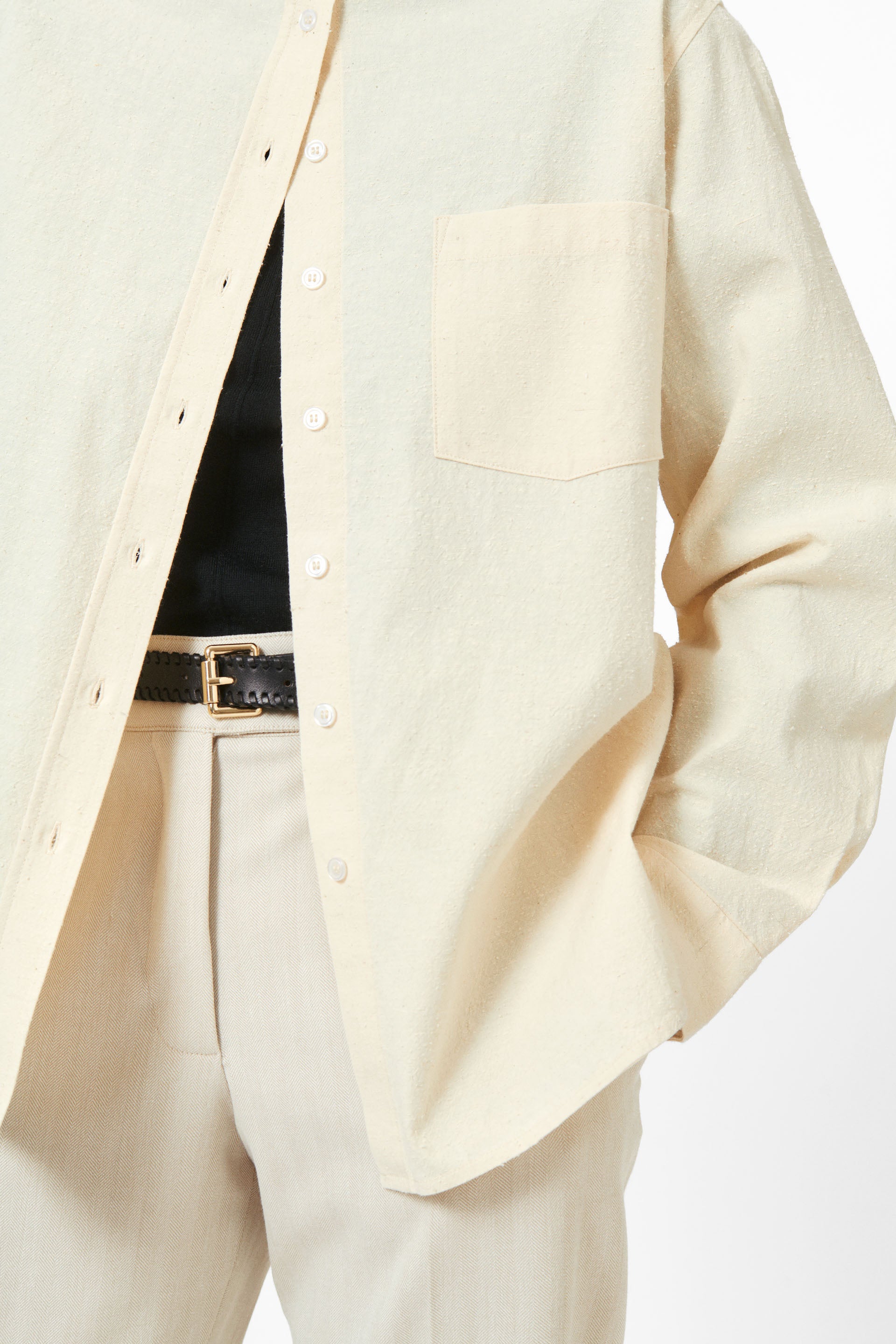 Lovechild 1979 Francisca Pant Pants 168 Beige Herringbone