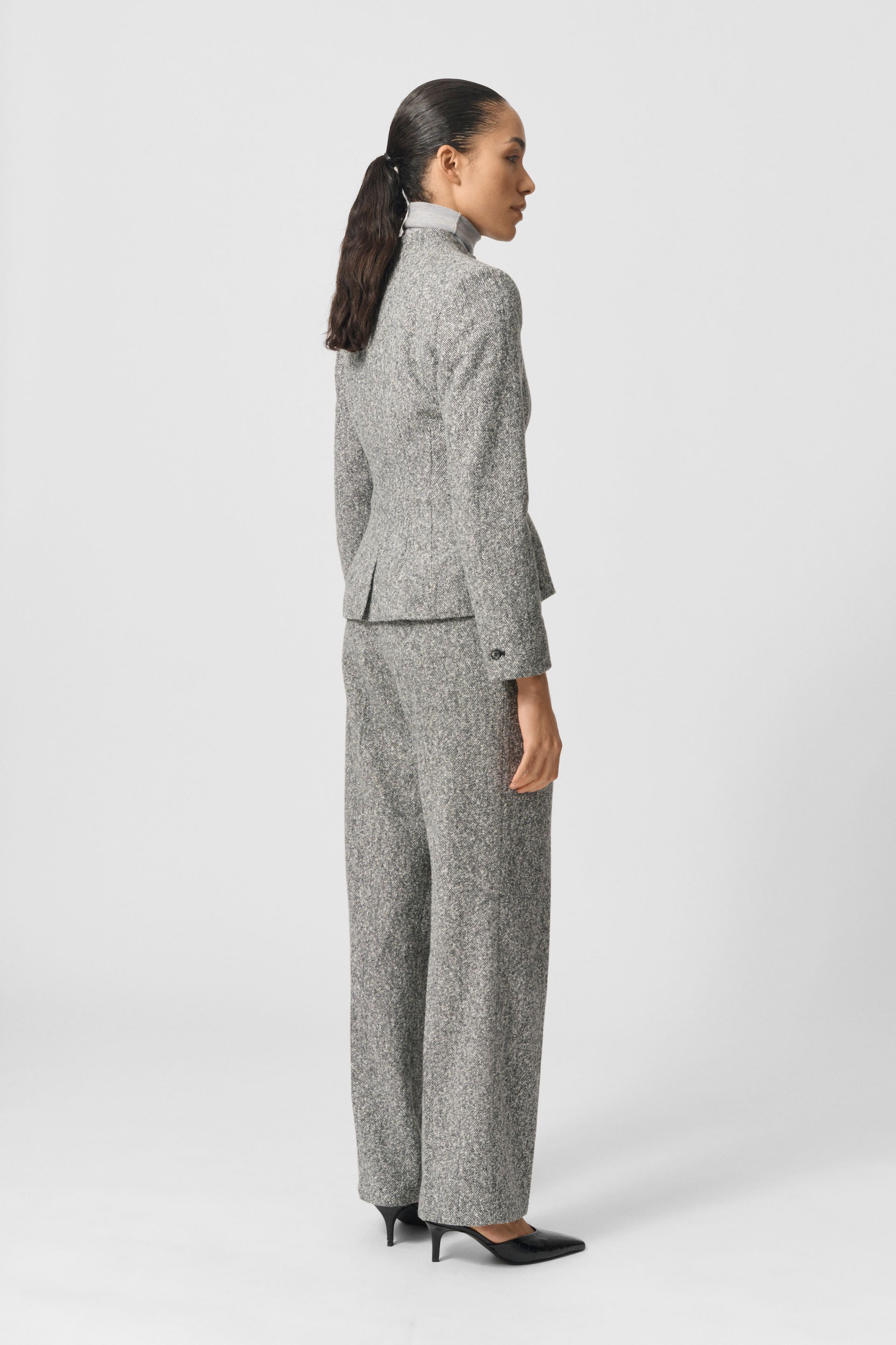 Lovechild 1979 Gabriela Blazer Blazers 906 Black and White Herringbone