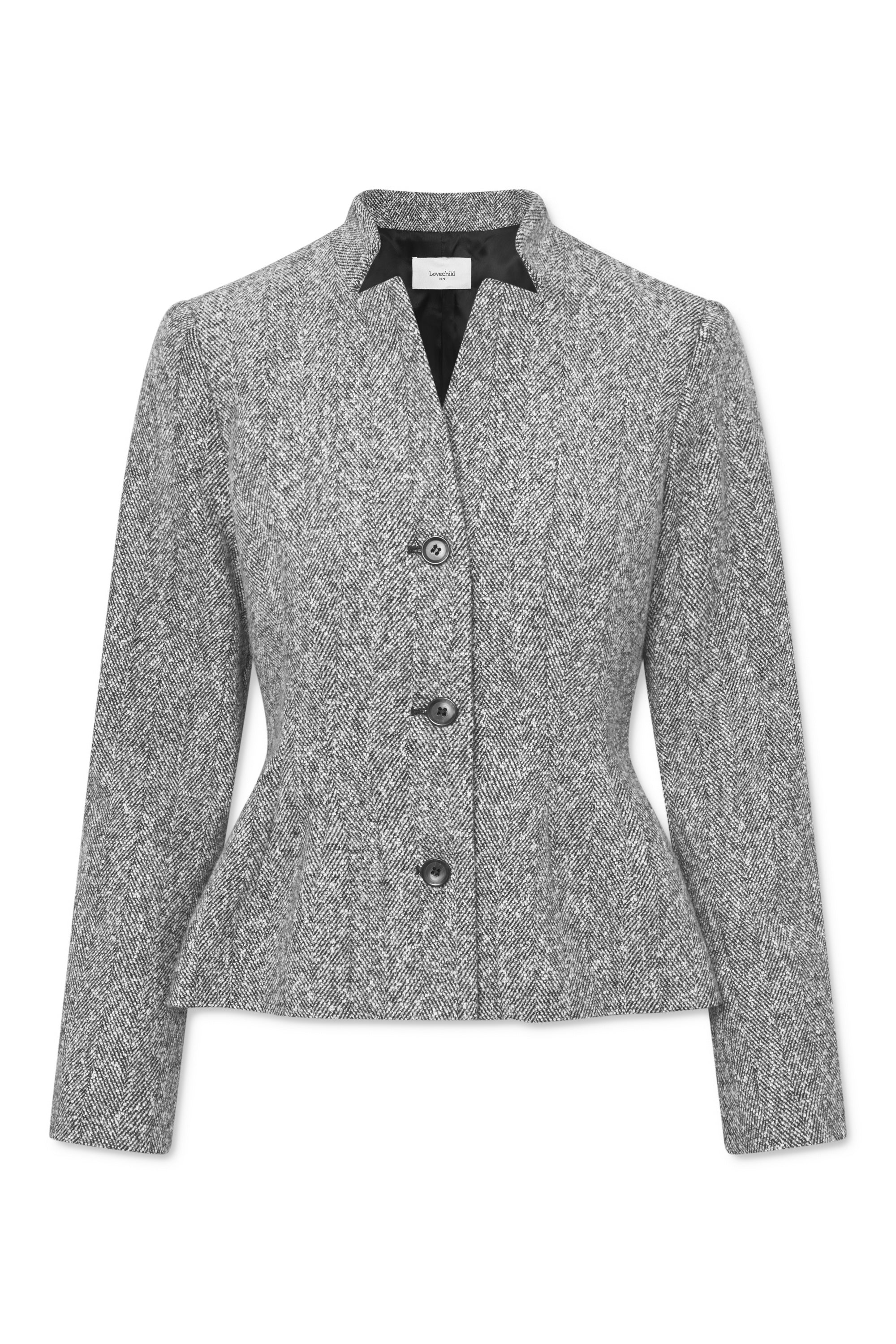 Lovechild 1979 Gabriela Blazer Blazers 906 Black and White Herringbone