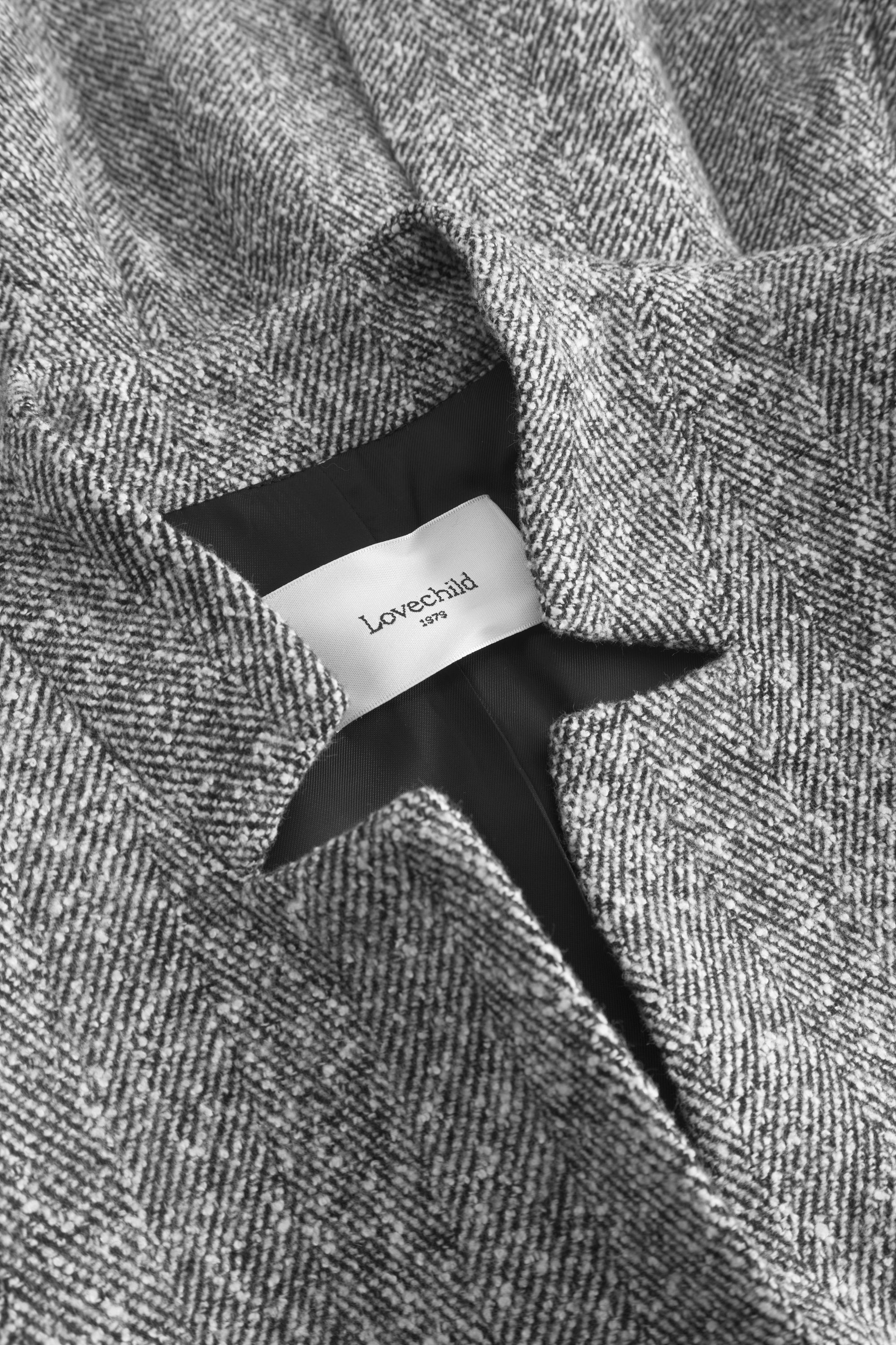 Lovechild 1979 Gabriela Blazer Blazers 906 Black and White Herringbone