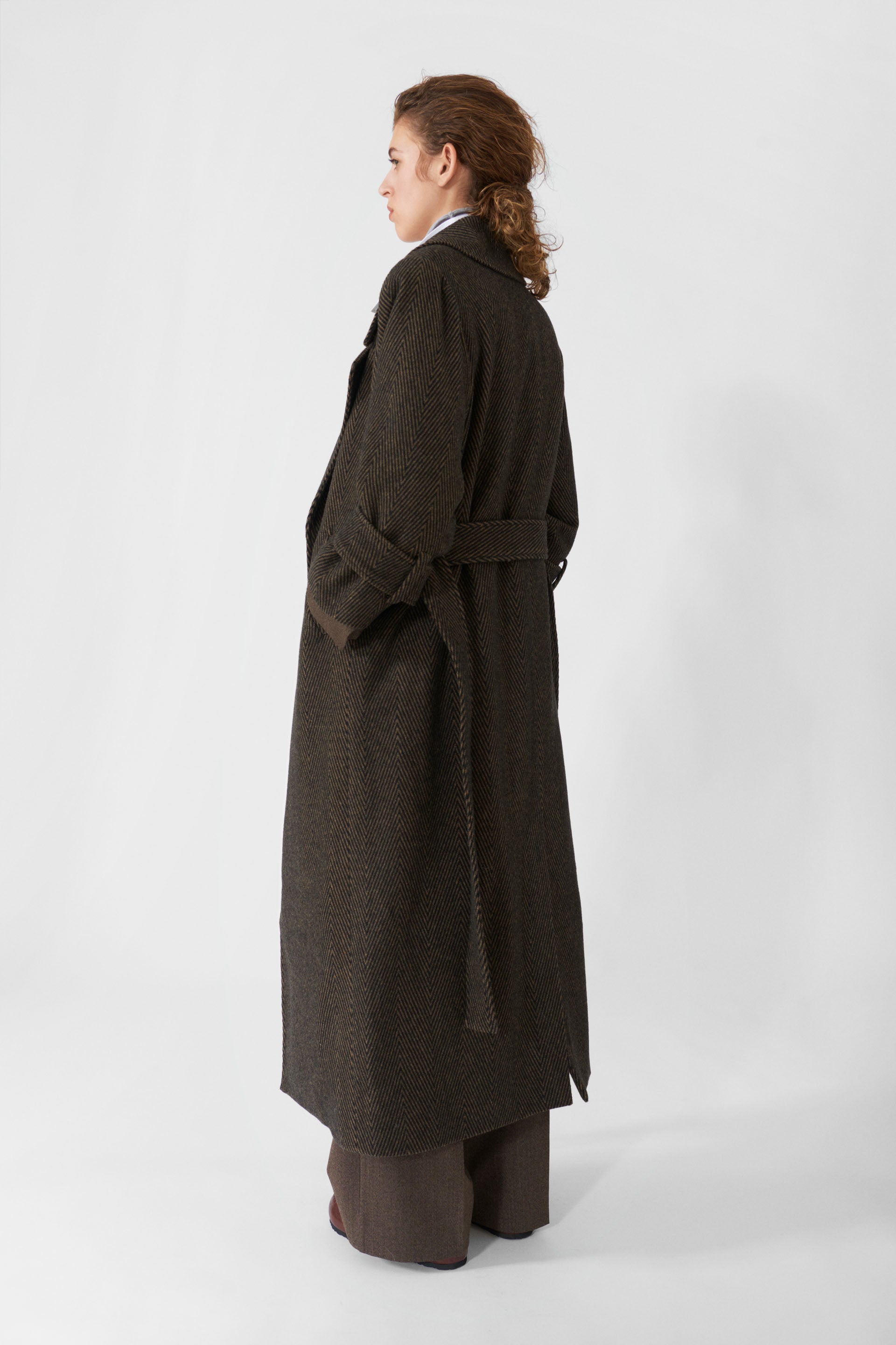 Lovechild 1979 Ibi Coat Outerwear 749 Multi Brown Herringbone