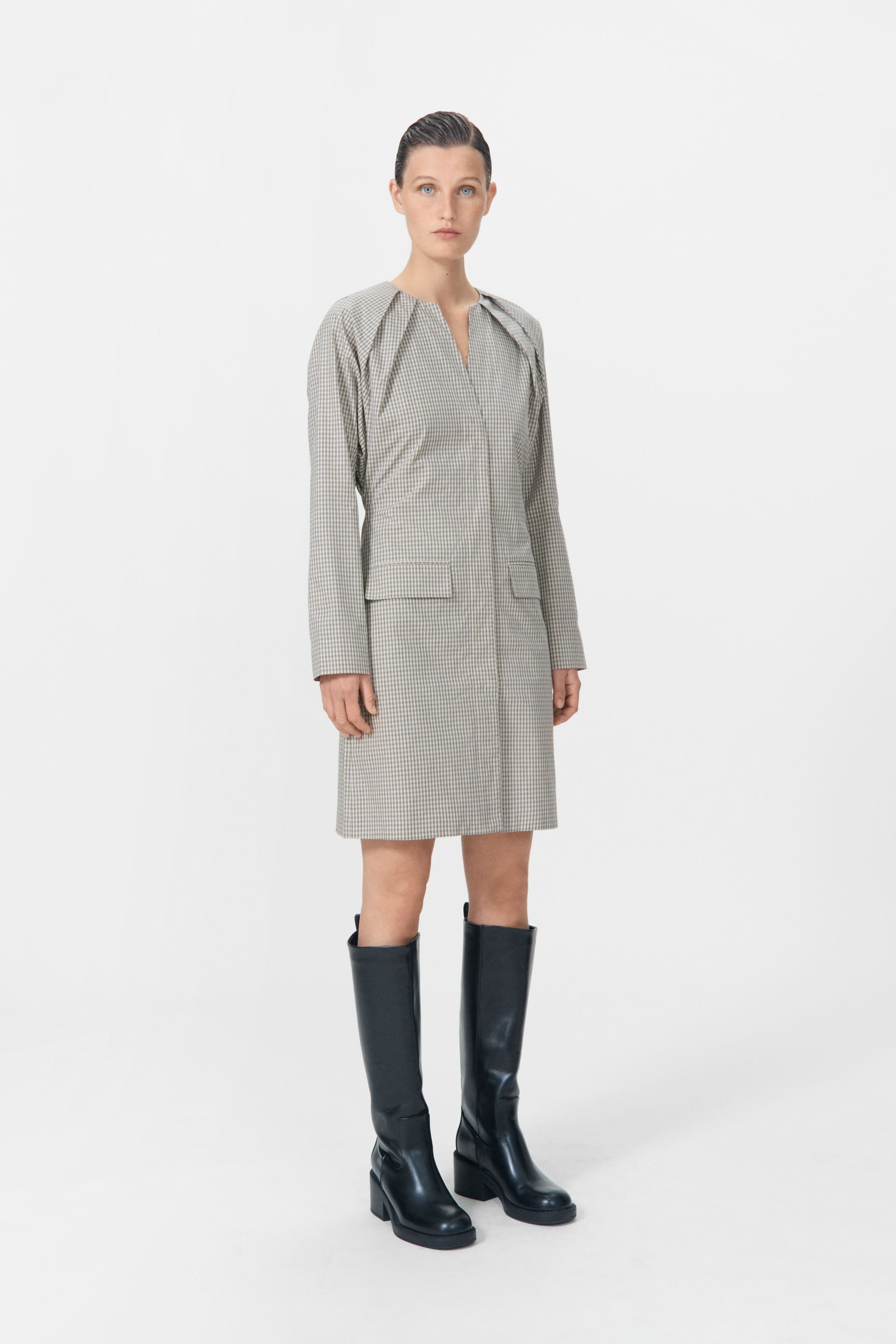 Lovechild 1979 Ina Dress Dresses 177 Beige Check