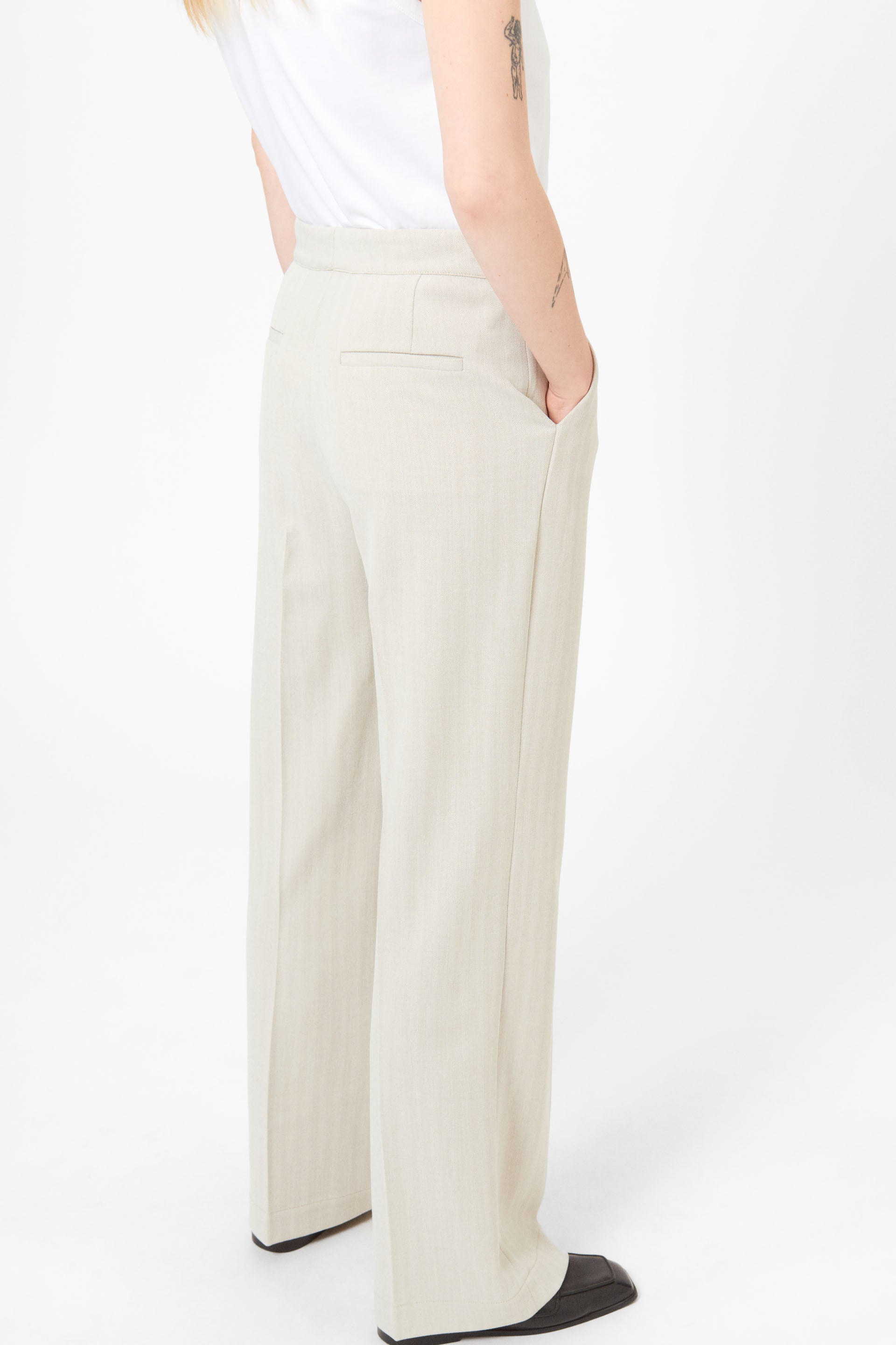 Lovechild 1979 Lea Pants Pants 168 Beige Herringbone