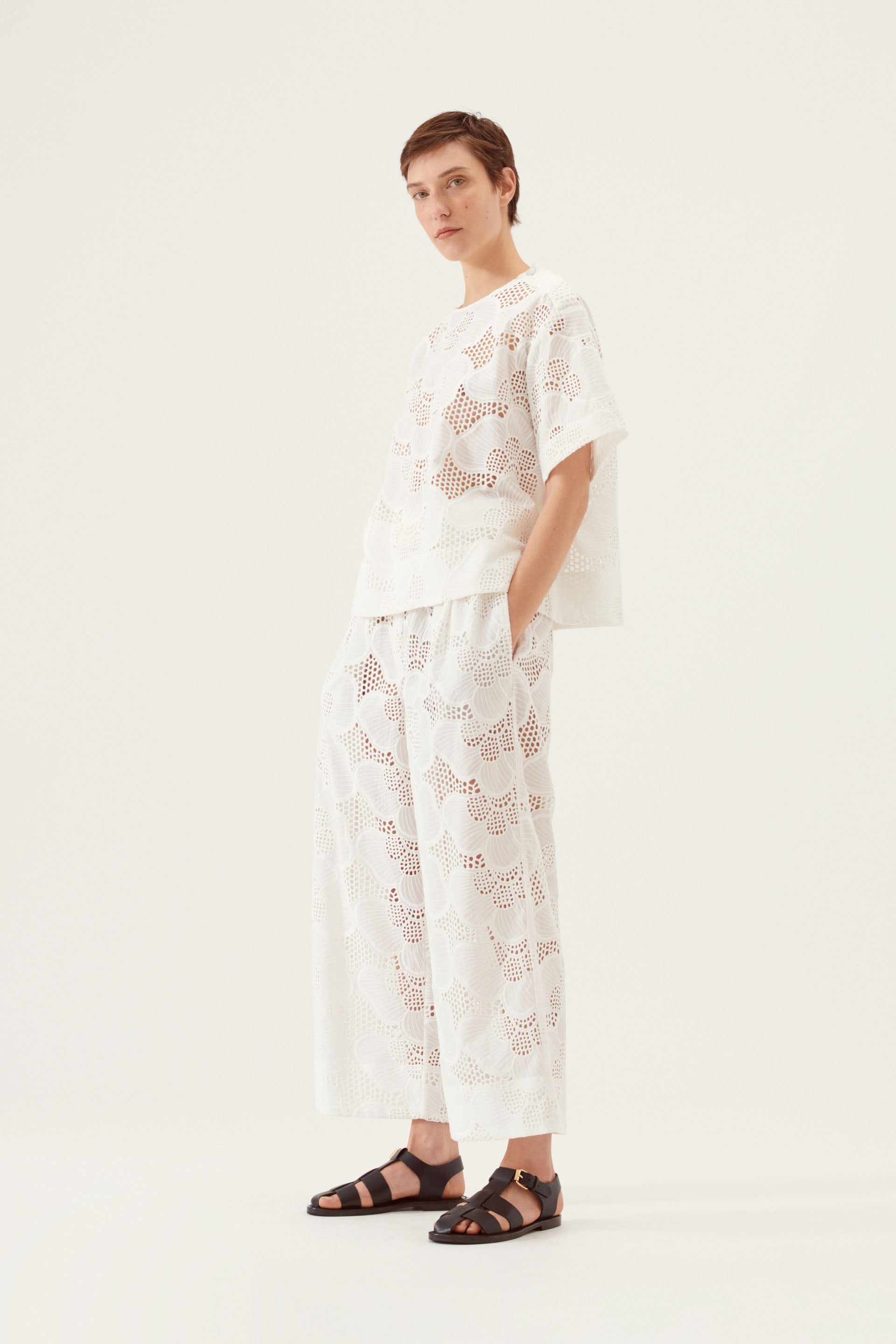 Lovechild 1979 Liane Pants PANTS 148 Ecru Garden