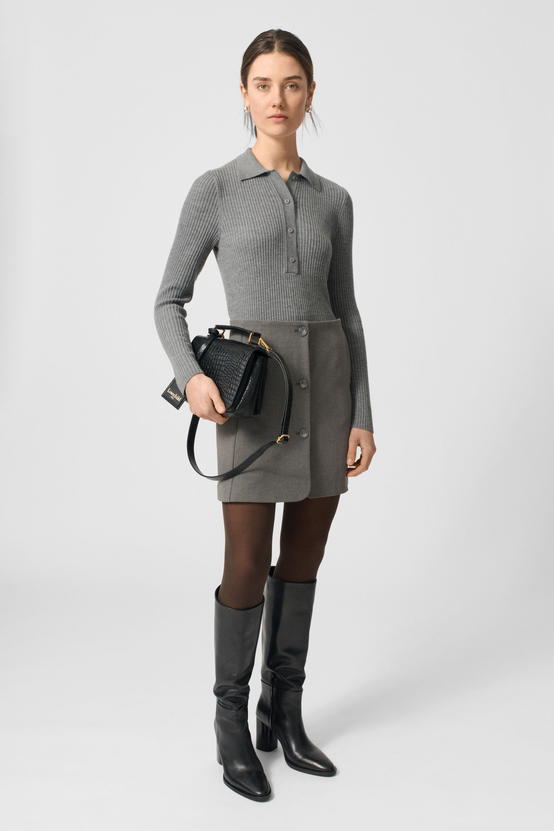 Lovechild 1979 Lisa Blouse Blouses 062 Grey Melange