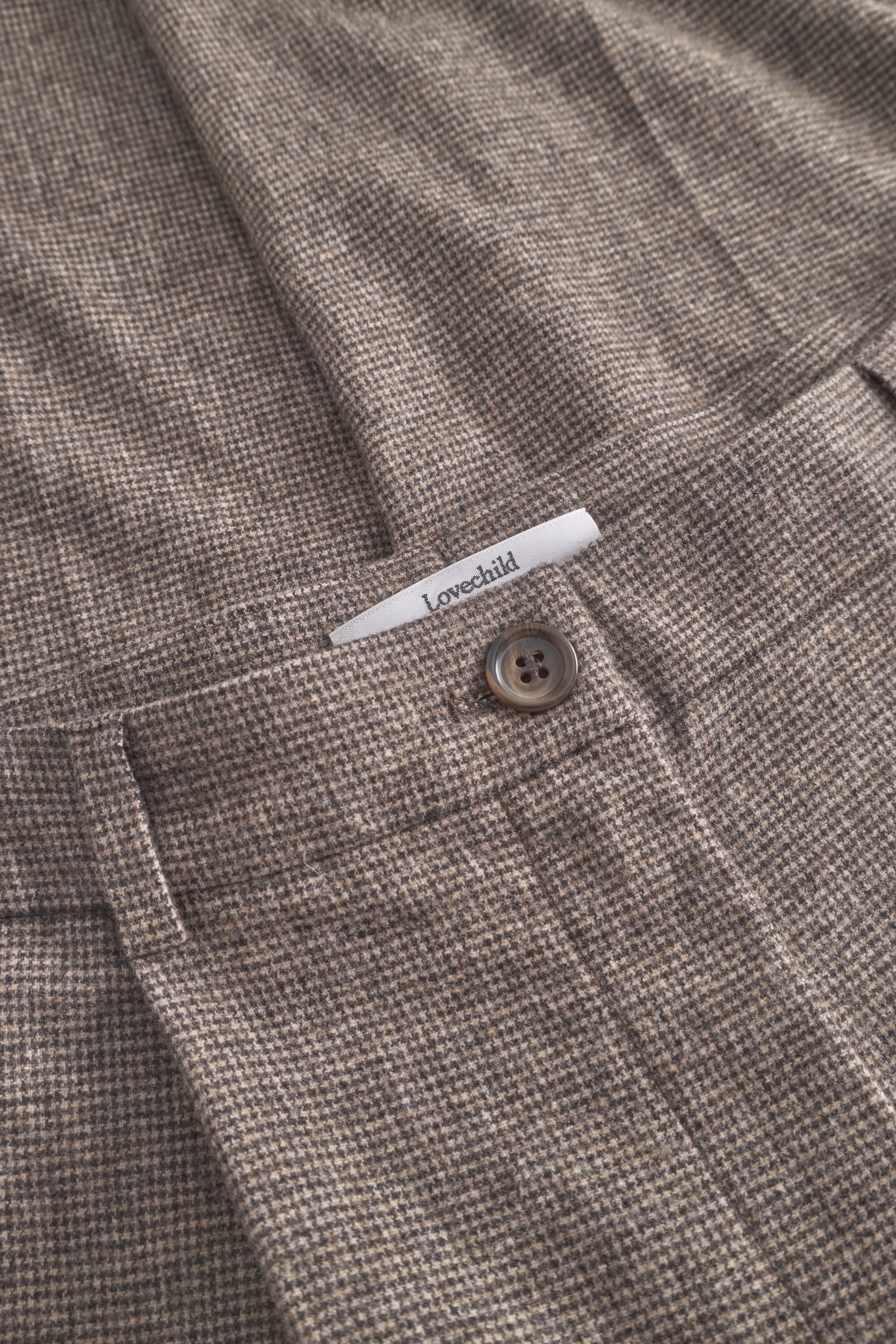 Lovechild 1979 Lucas Pants Pants 174 Beige Houndstooth