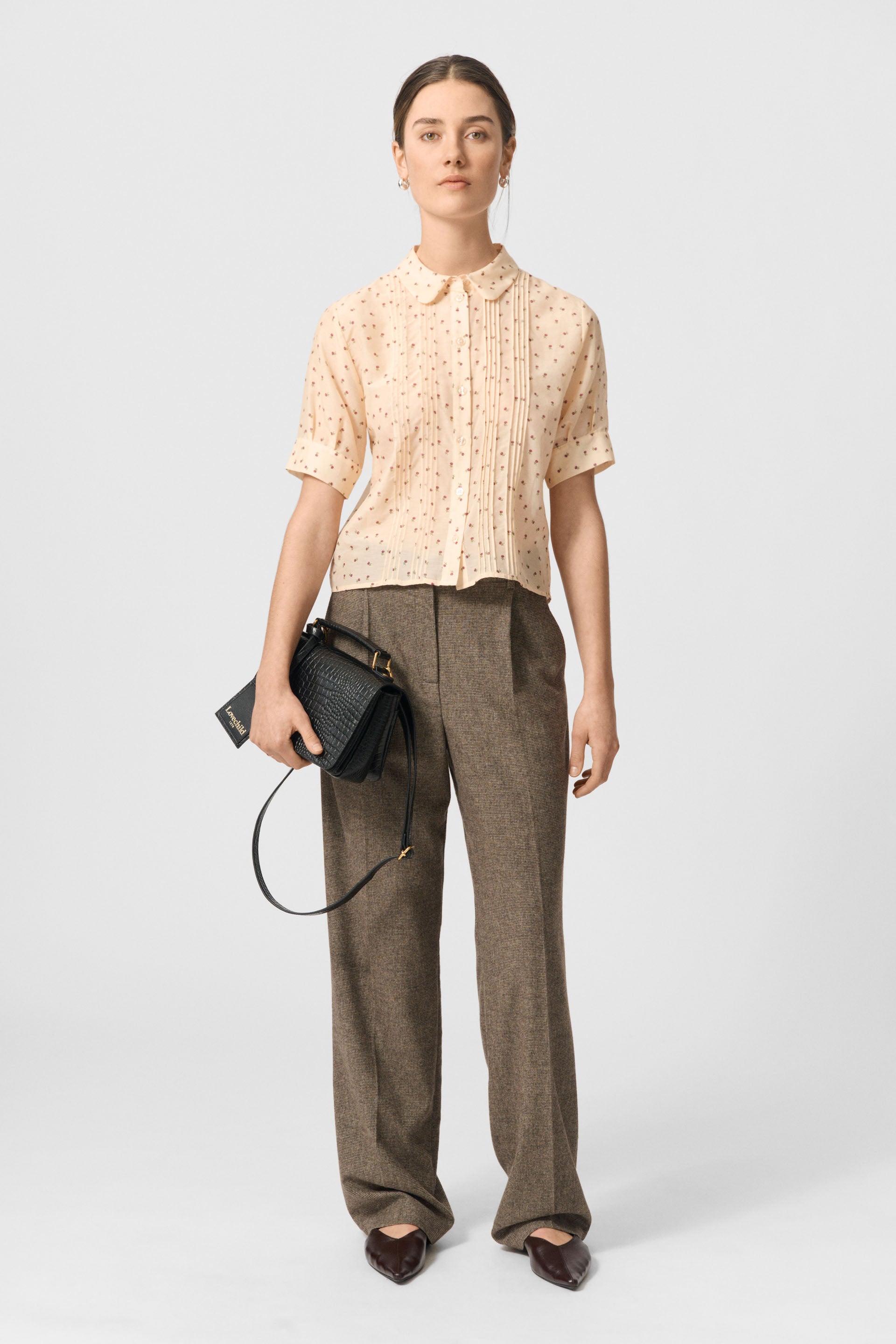 Lovechild 1979 Lucas Pants Pants 174 Beige Houndstooth
