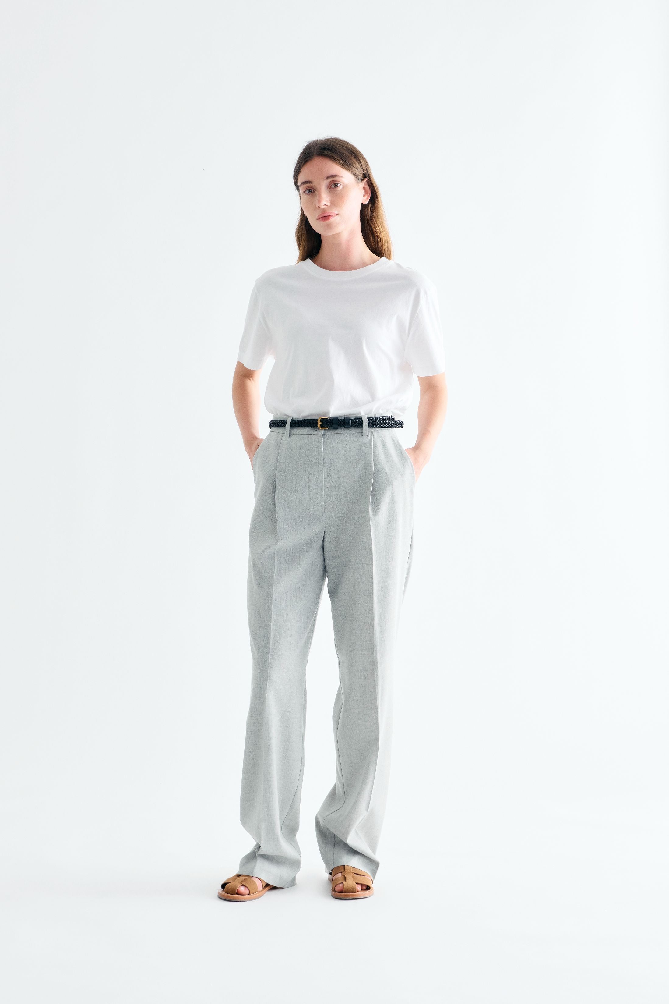 Lovechild 1979 Lucas Pants Pants 056 Light Grey Melange