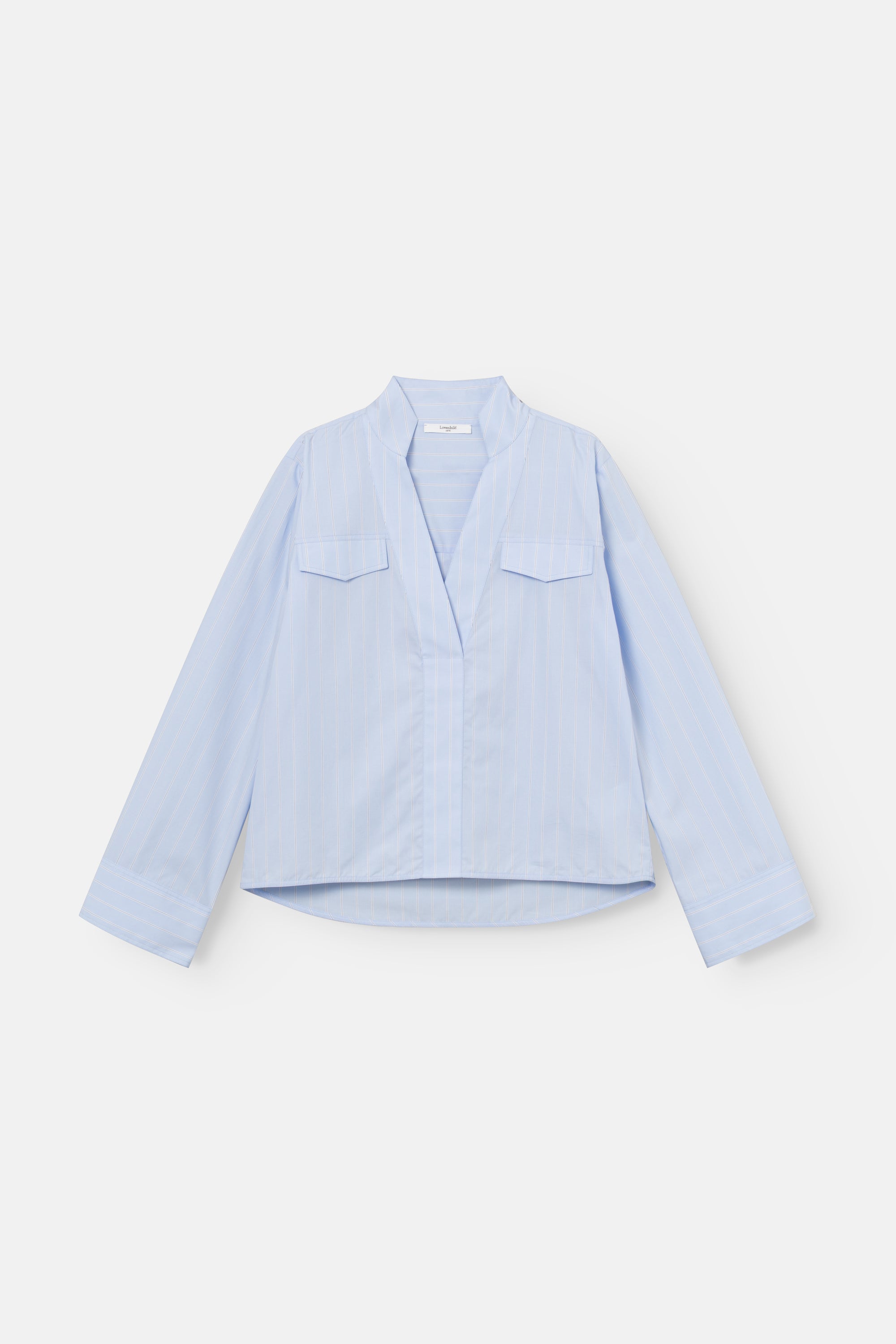 Lovechild 1979 Marbella Blouse Blouses 568 Blue Pinstripe