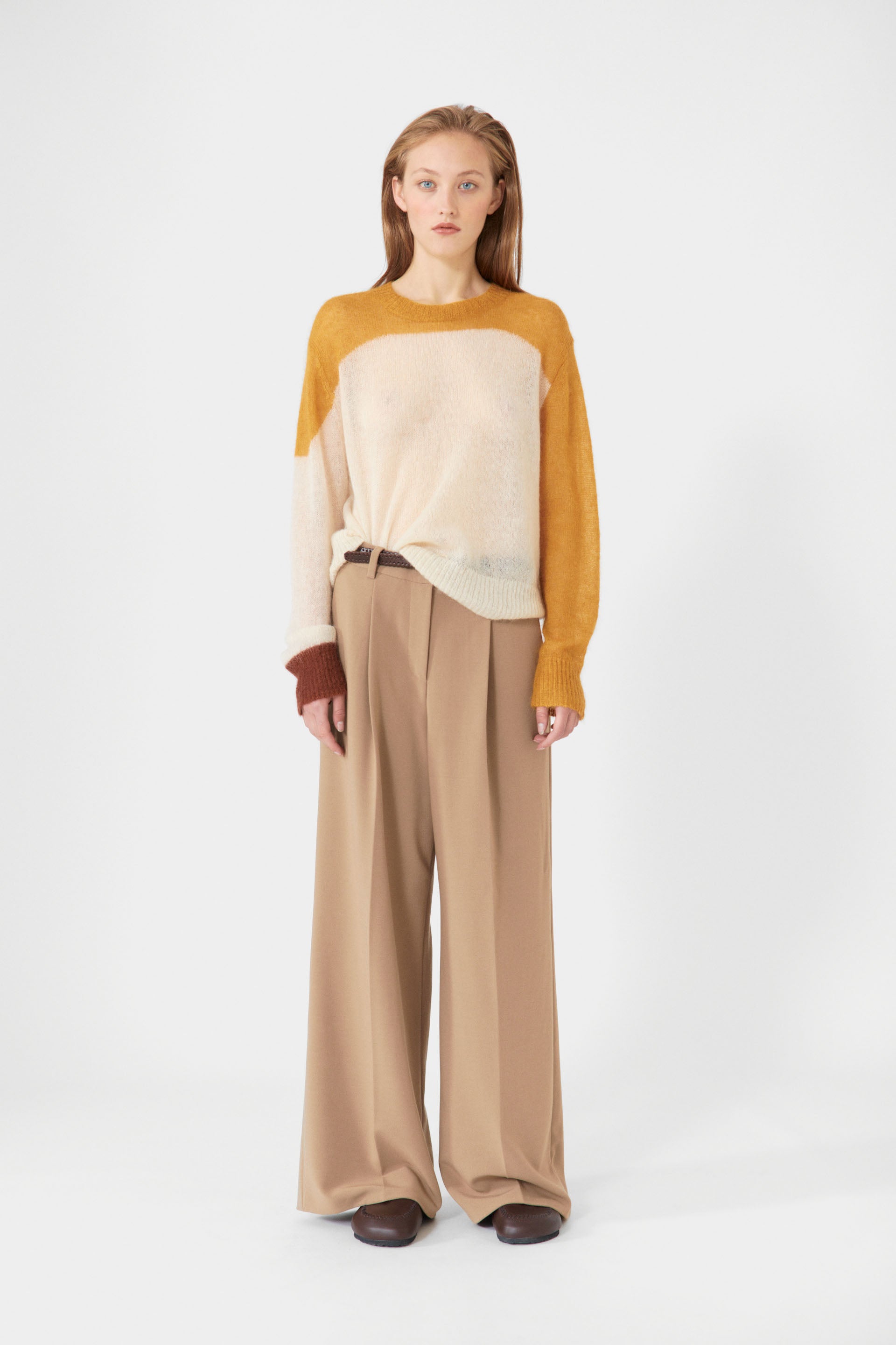 Lovechild 1979 Marie Sweater Knitwear 165 Cream Collage