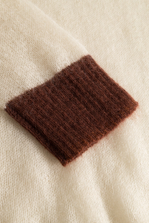 Lovechild 1979 Marie Sweater Knitwear 165 Cream Collage