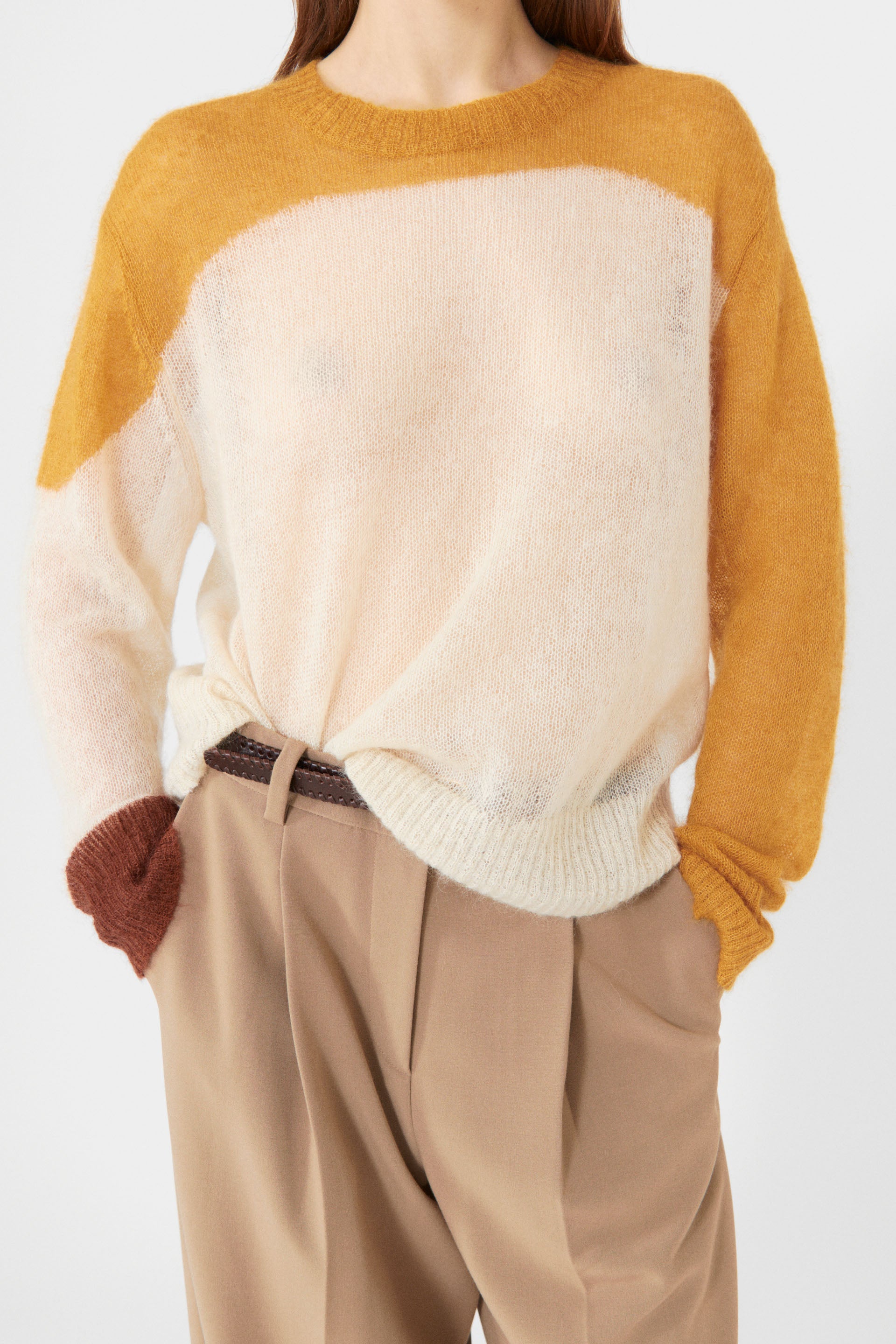 Lovechild 1979 Marie Sweater Knitwear 165 Cream Collage