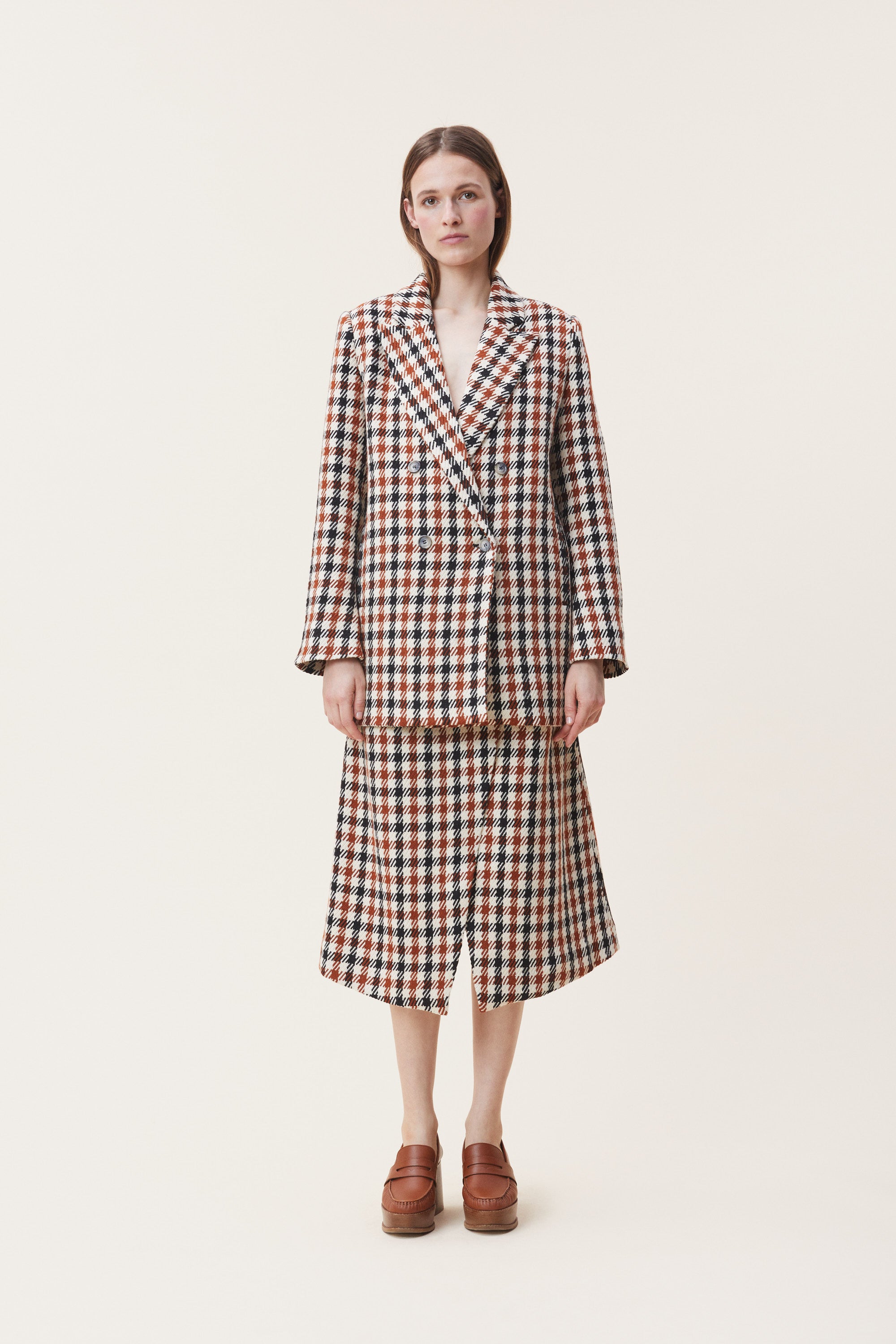 Lovechild 1979 Pukka Jacket - Brique Check JACKETS 373 Brique Check