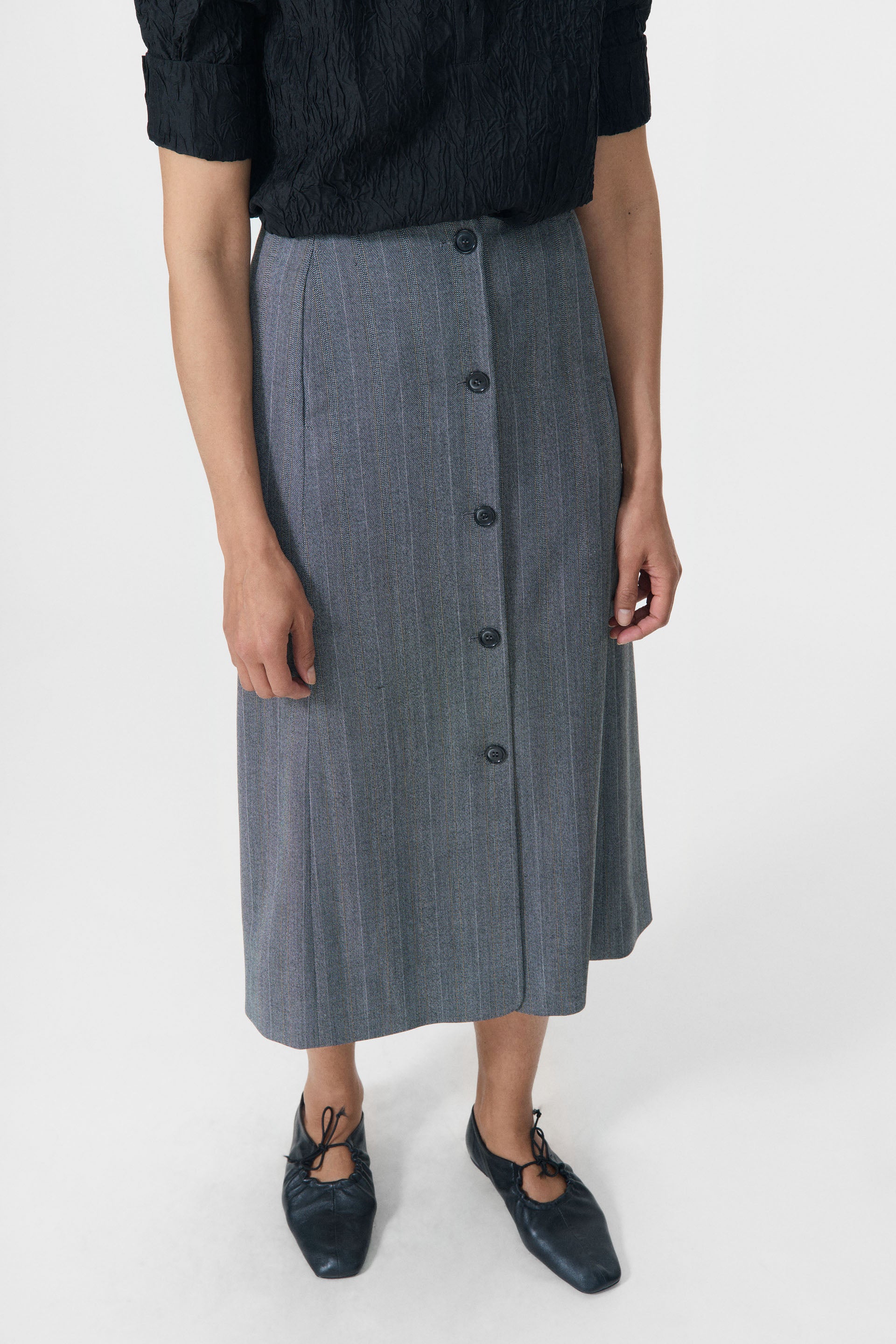 Lovechild 1979 Reyna Skirt Skirts 067 Charcoal Weave