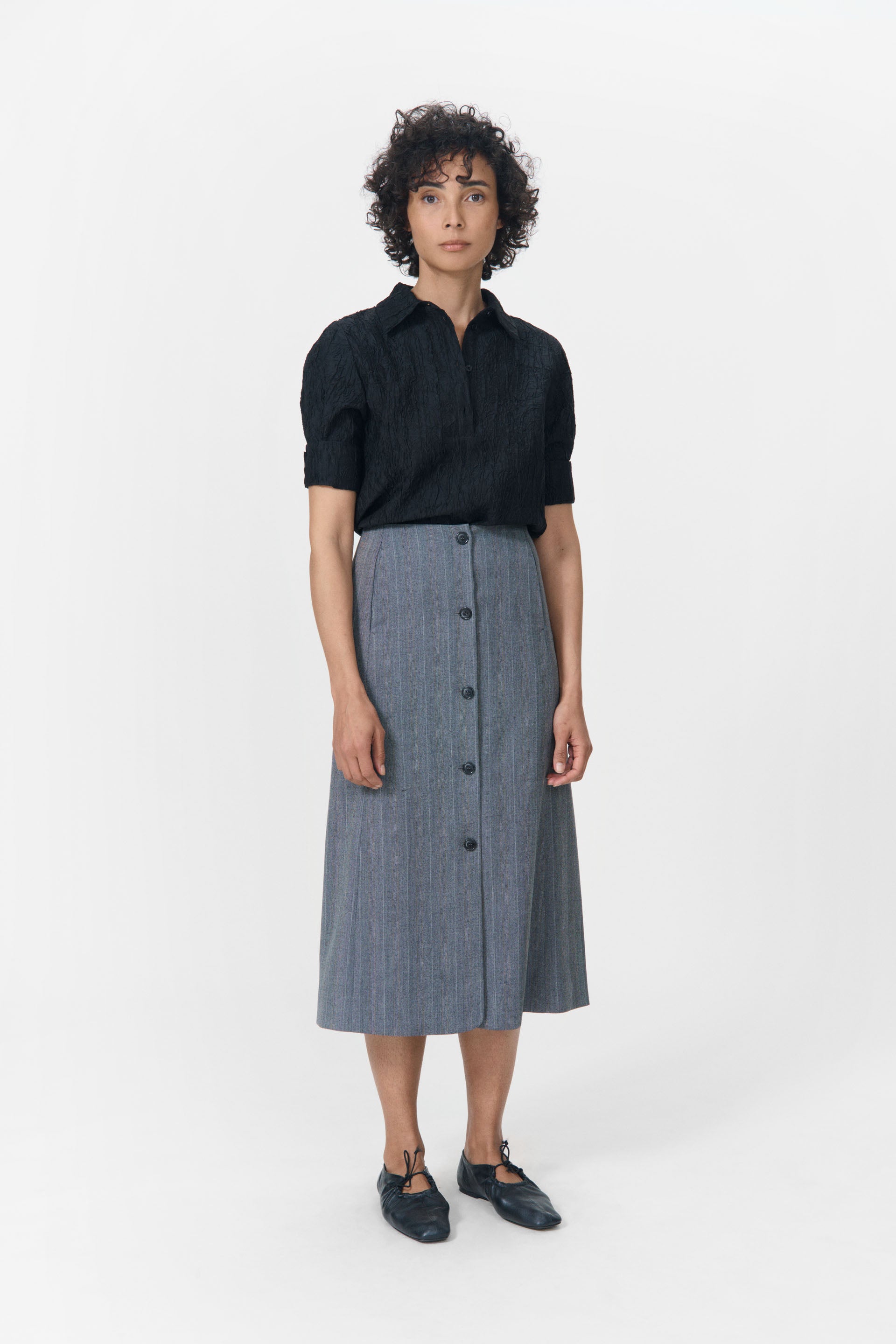 Lovechild 1979 Reyna Skirt Skirts 067 Charcoal Weave