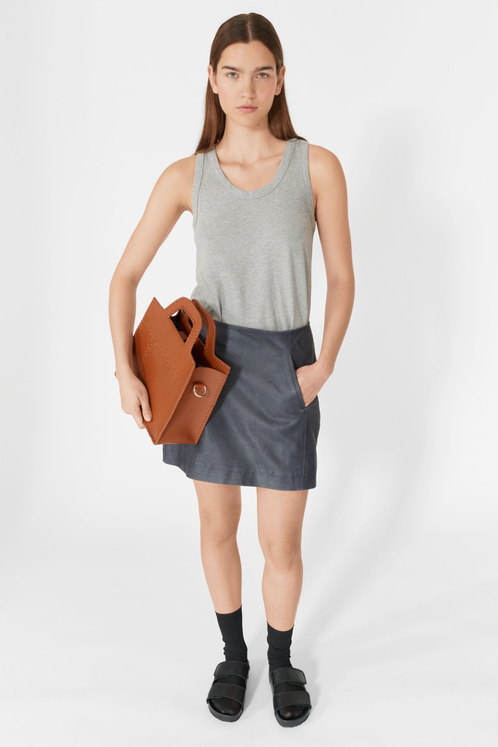 Lovechild 1979 Rylee Skirt SKIRTS 483 Dark Dusty Blue