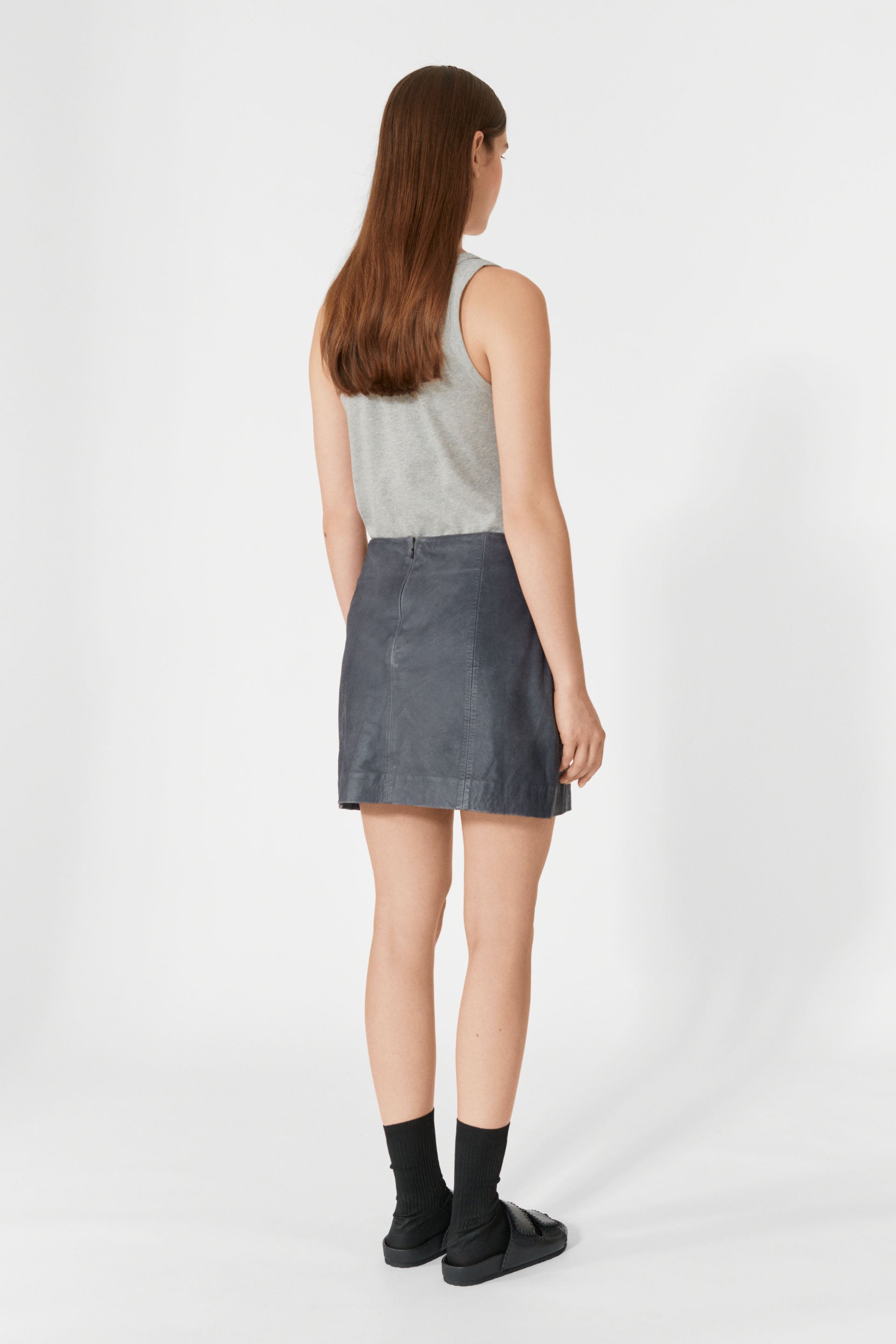 Lovechild 1979 Rylee Skirt SKIRTS 483 Dark Dusty Blue