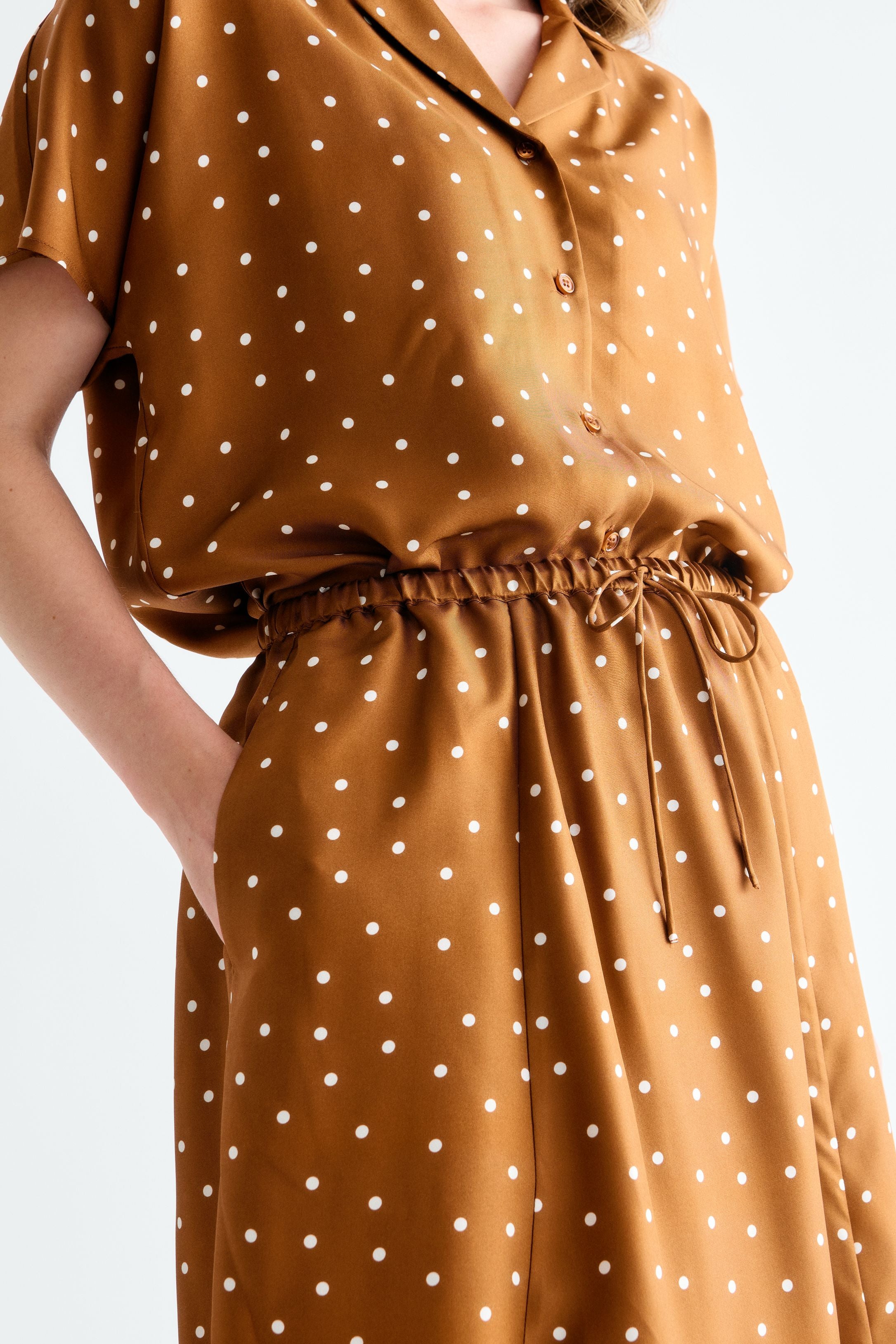 Lovechild 1979 Sallie Skirt Skirt 793 Dot Print Caramel