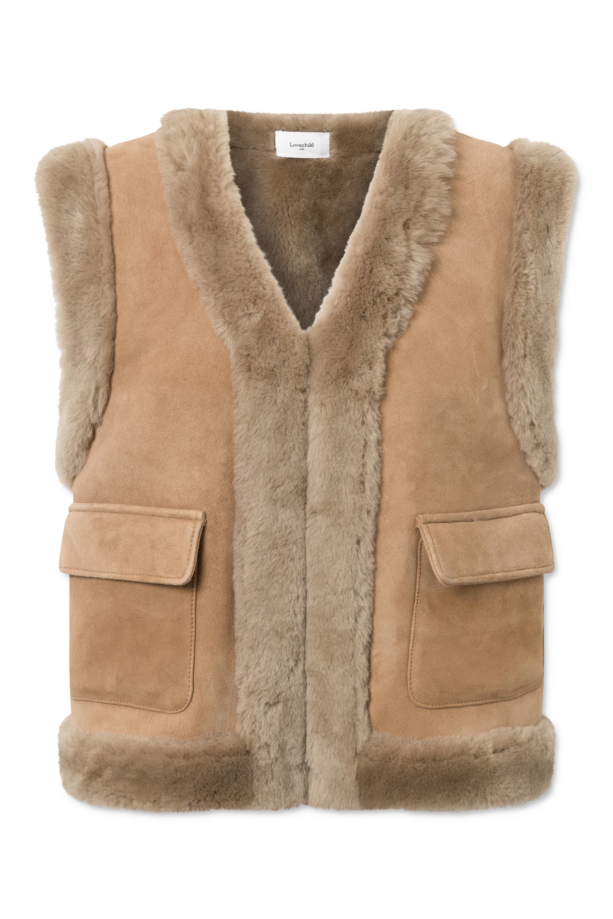 Lovechild 1979 Sally Vest OUTERWEAR 741 Tan