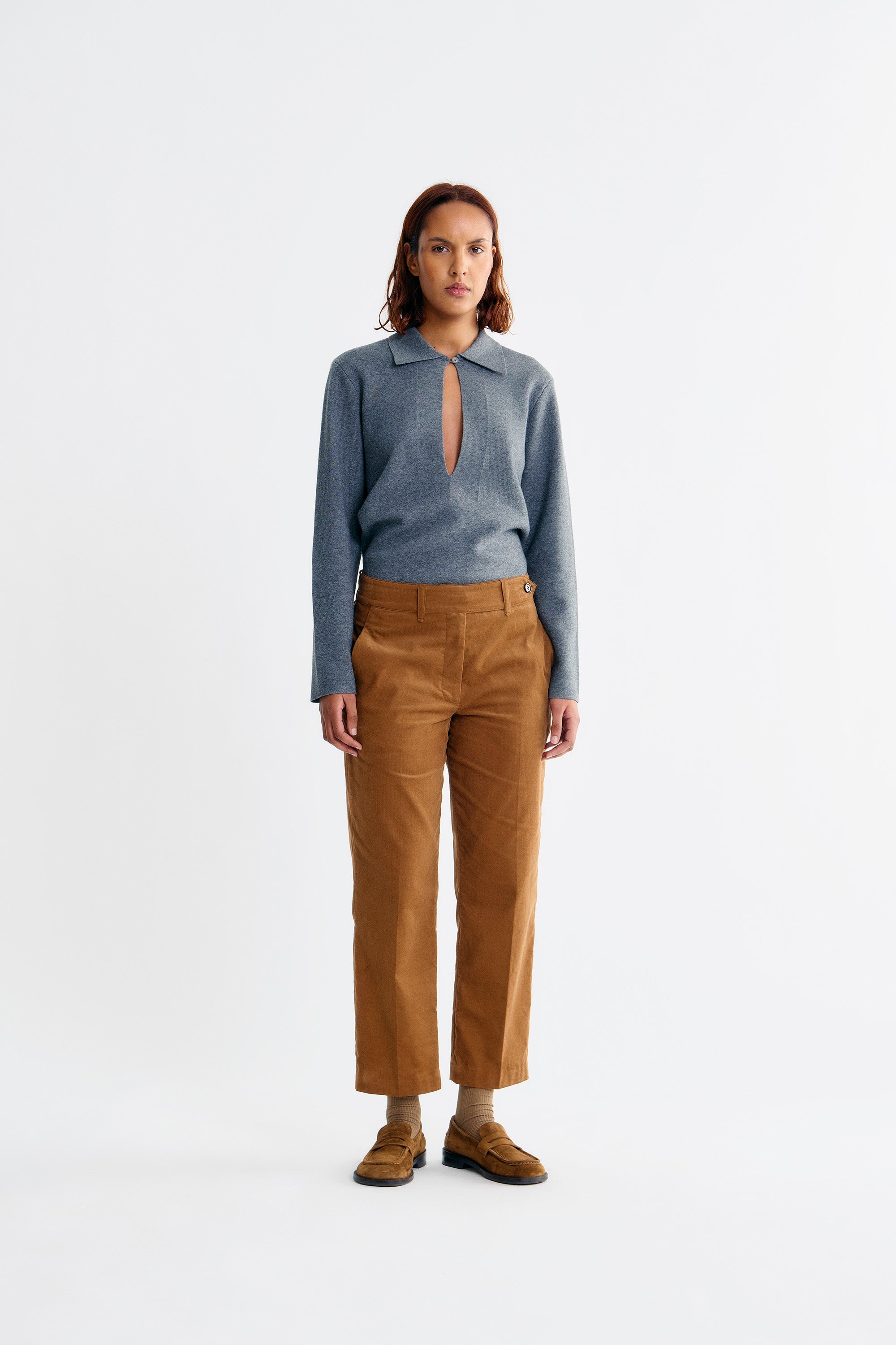 Lovechild 1979 Salma Pullover Sweater 062 Grey Melange