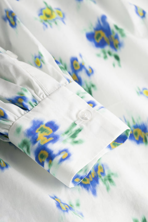 Lovechild 1979 Scarletta Dress - Ikat Fleur Blue DRESSES 478 Ikat Fleur Blue