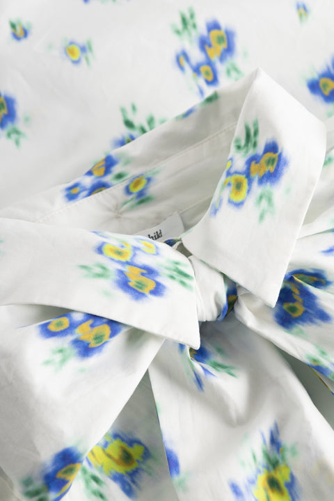 Lovechild 1979 Scarletta Dress - Ikat Fleur Blue DRESSES 478 Ikat Fleur Blue