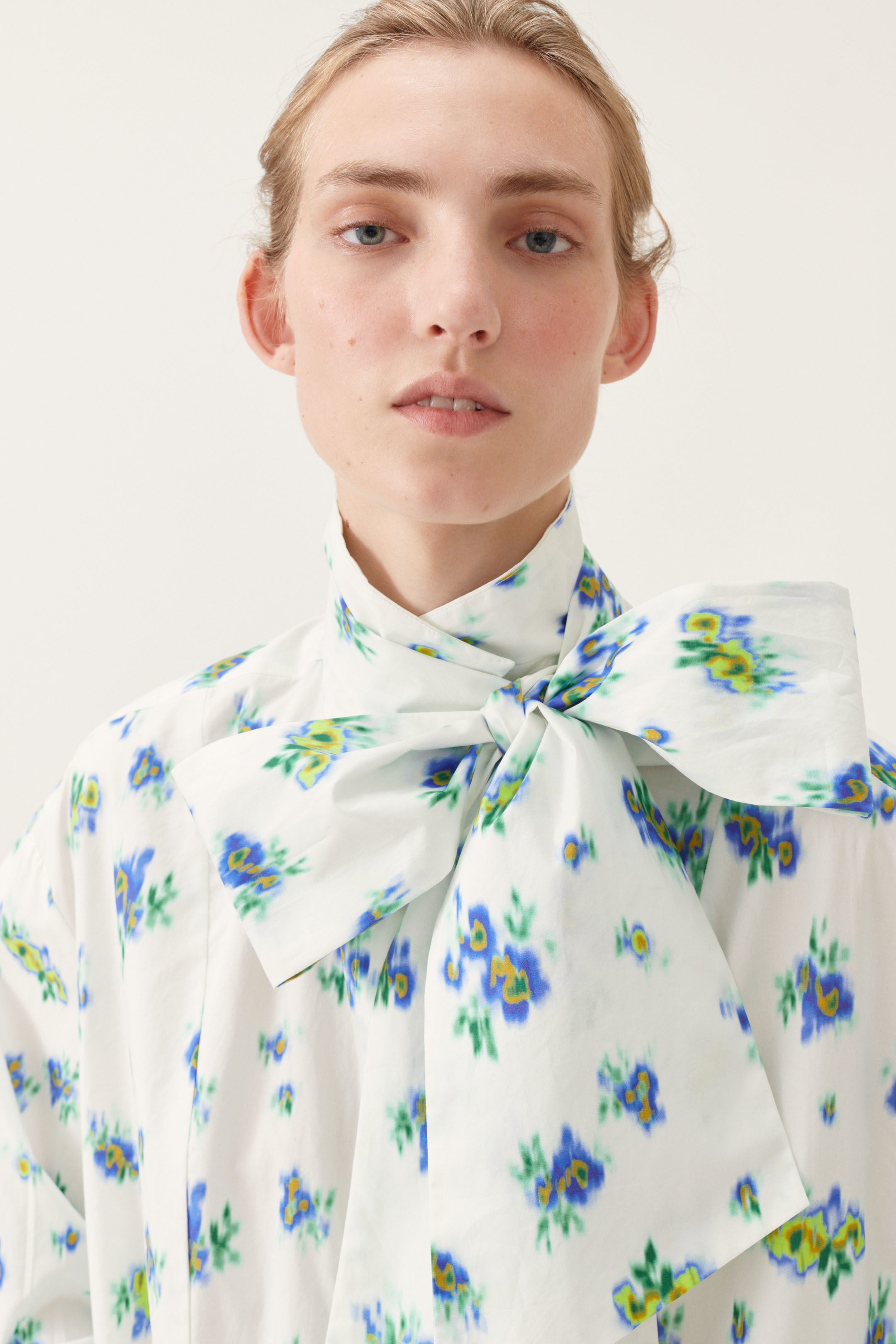 Lovechild 1979 Scarletta Dress - Ikat Fleur Blue DRESSES 478 Ikat Fleur Blue