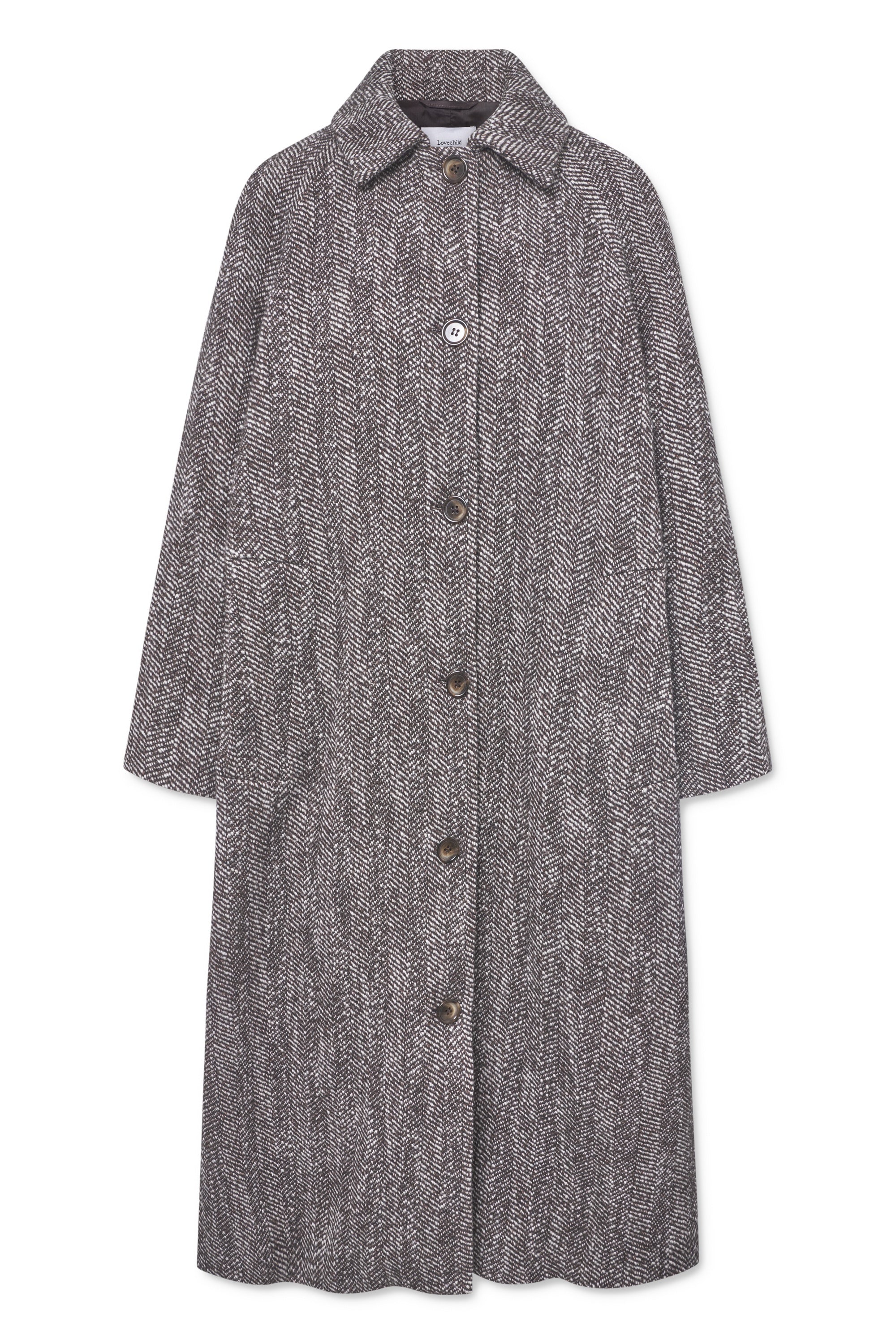 Lovechild 1979 Taylor Coat Coats 747 Brown Herringbone
