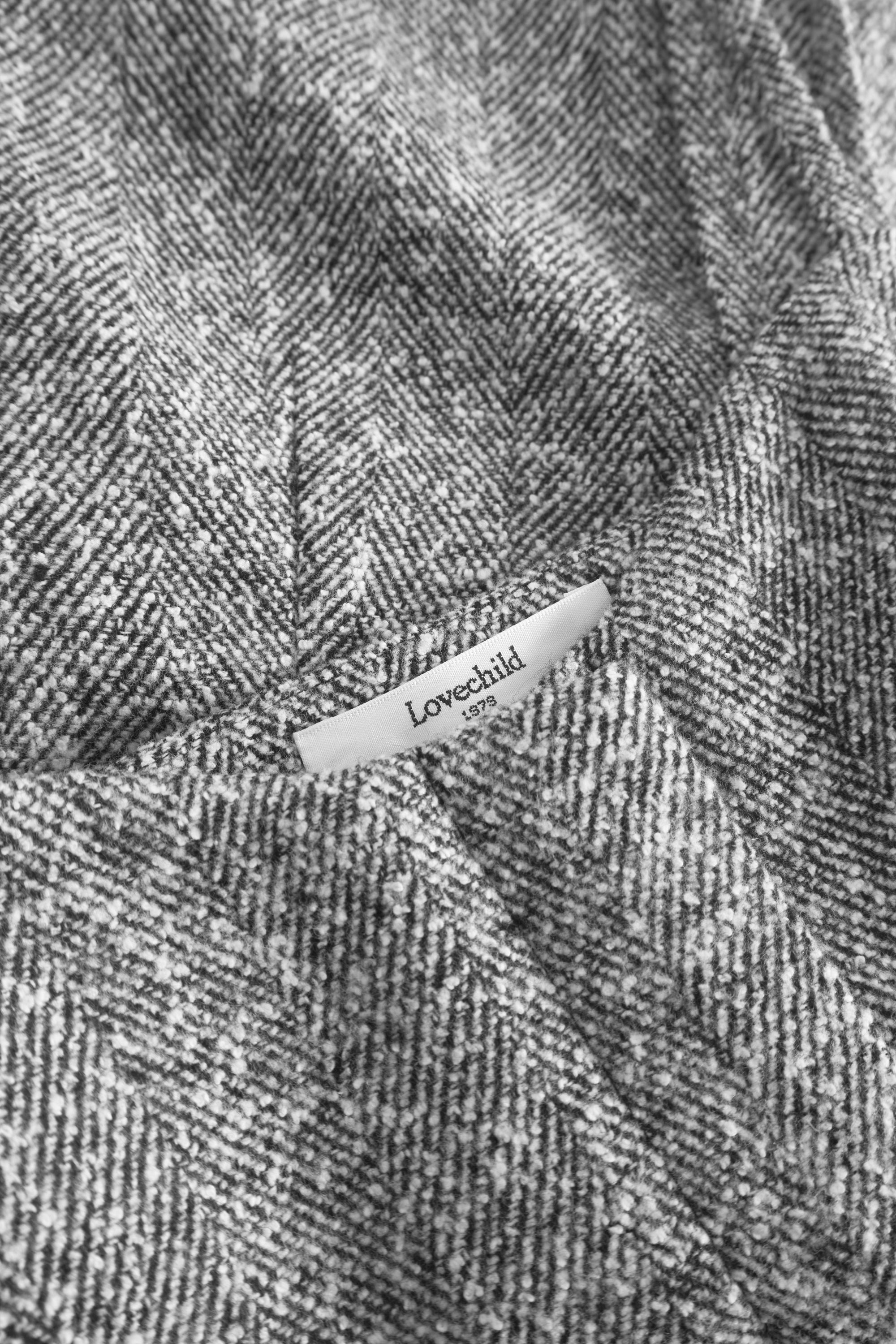 Lovechild 1979 Thalia Top Tops 906 Black and White Herringbone