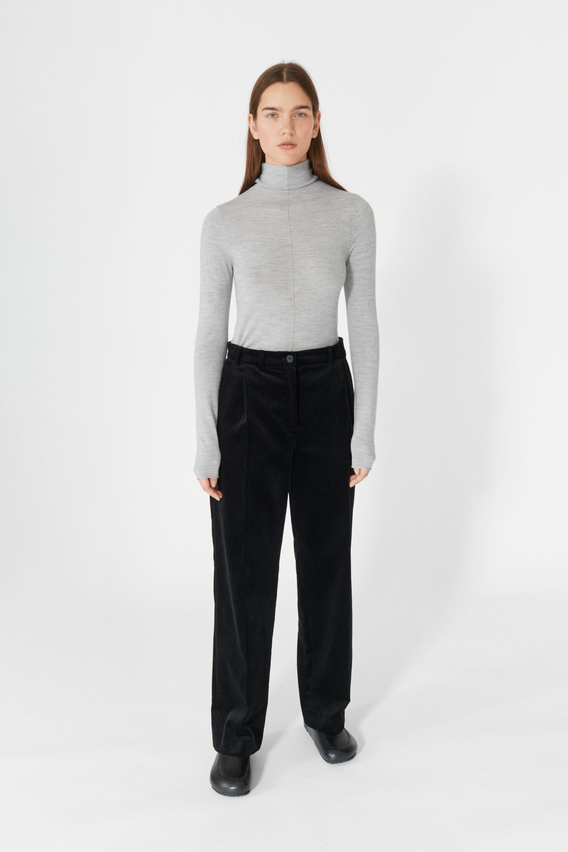 Lovechild 1979 Tove Turtleneck Blouses 929 Grey Melange