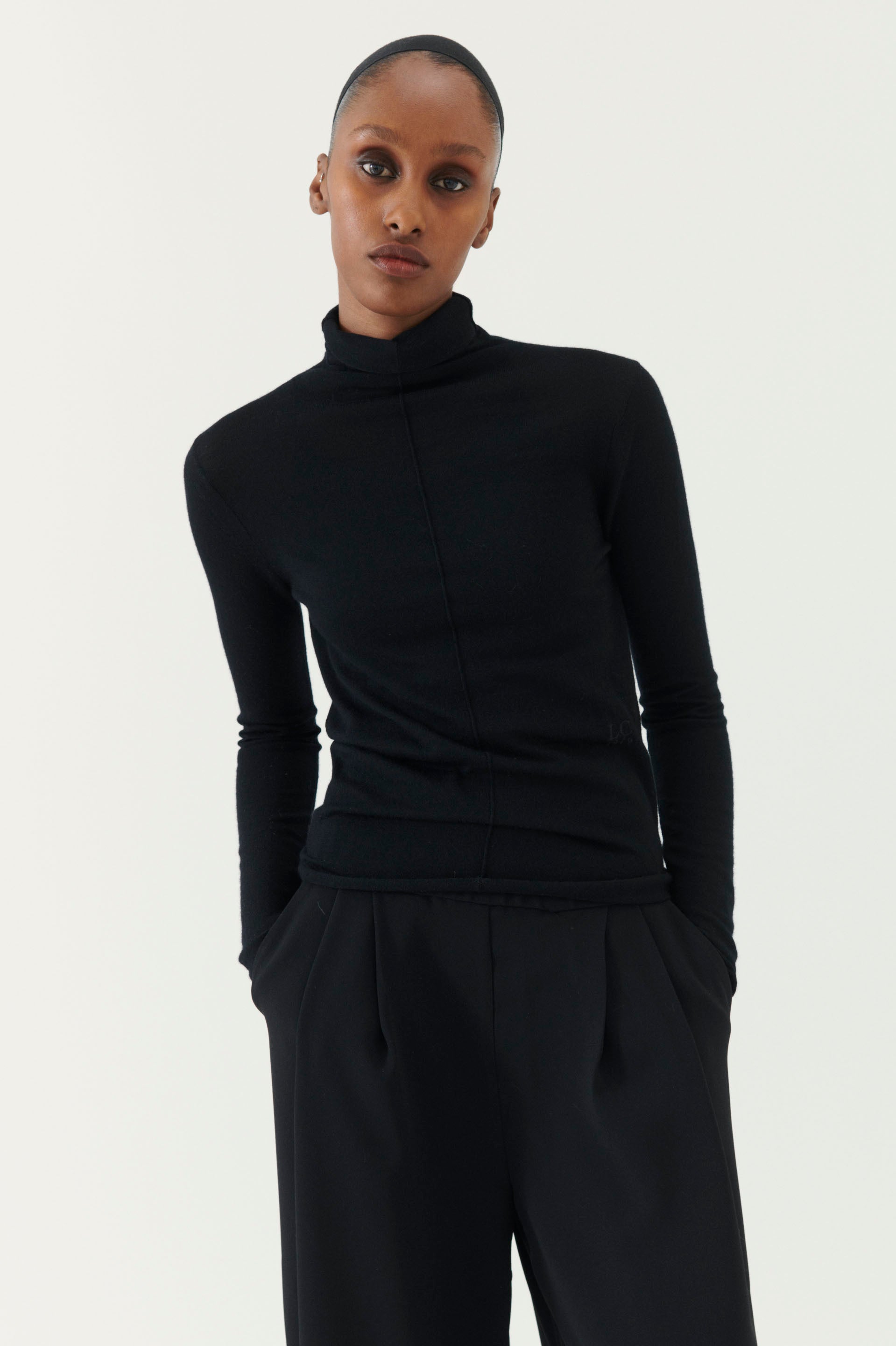 Lovechild 1979 Tove Turtleneck Blouses 999 Black