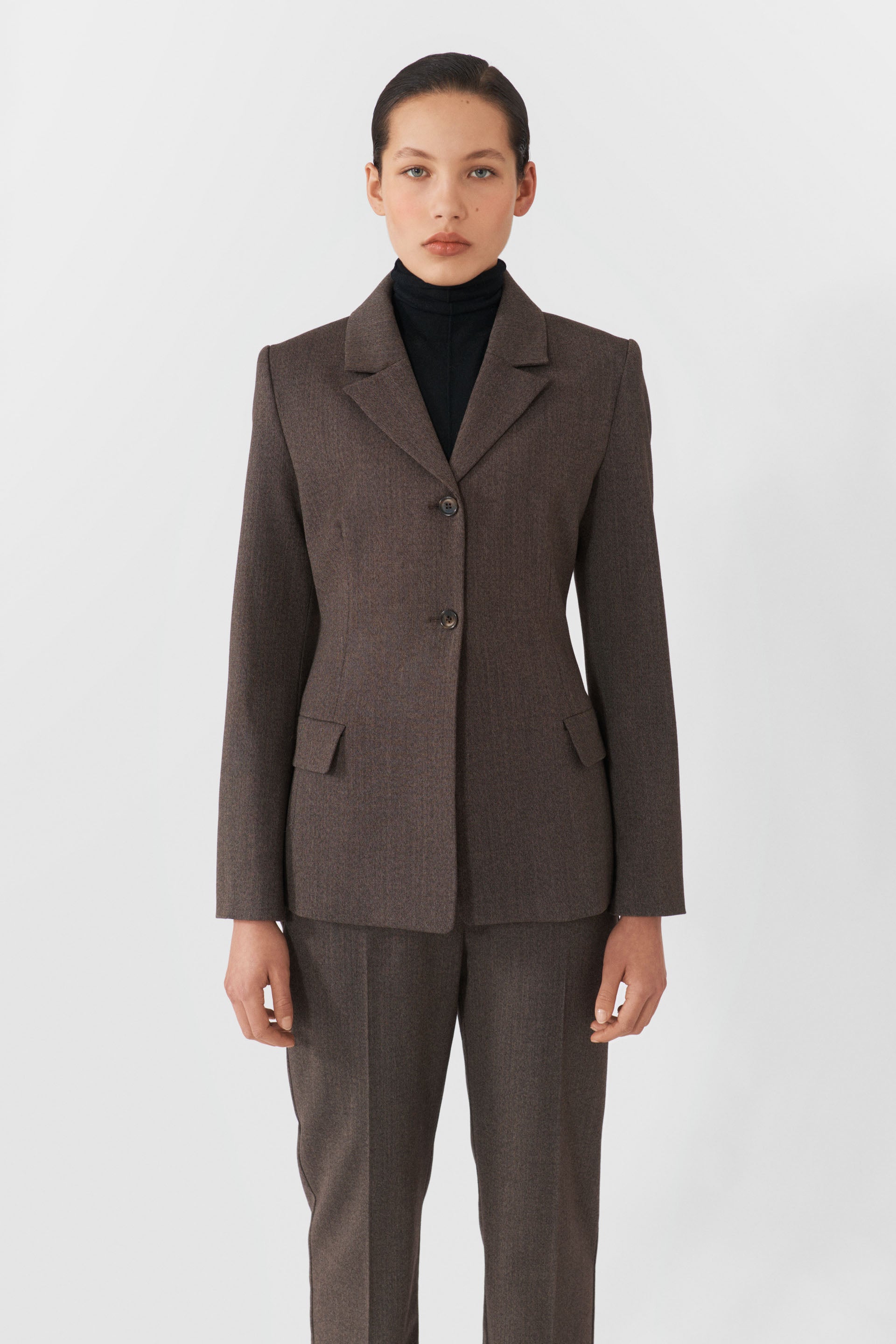 Lovechild 1979 Viviana Blazer Blazer 747 Brown Herringbone