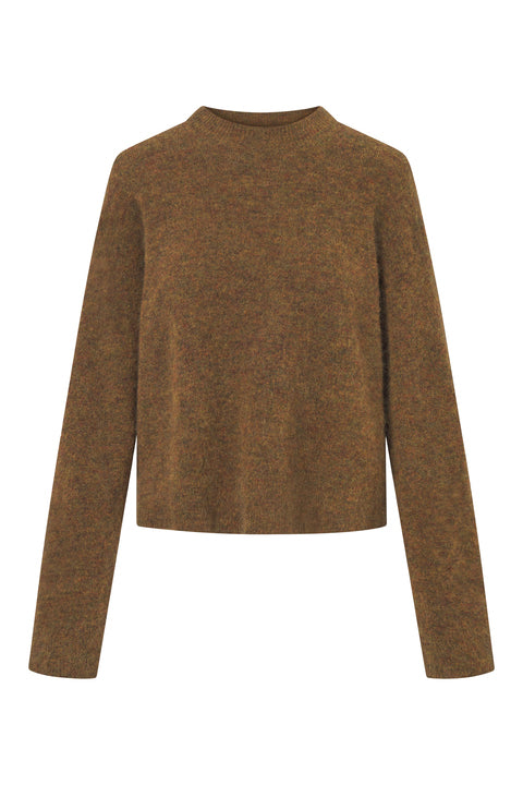 Lovechild 1979 Alexia Crewneck Knitwear 689 Forest Mélange