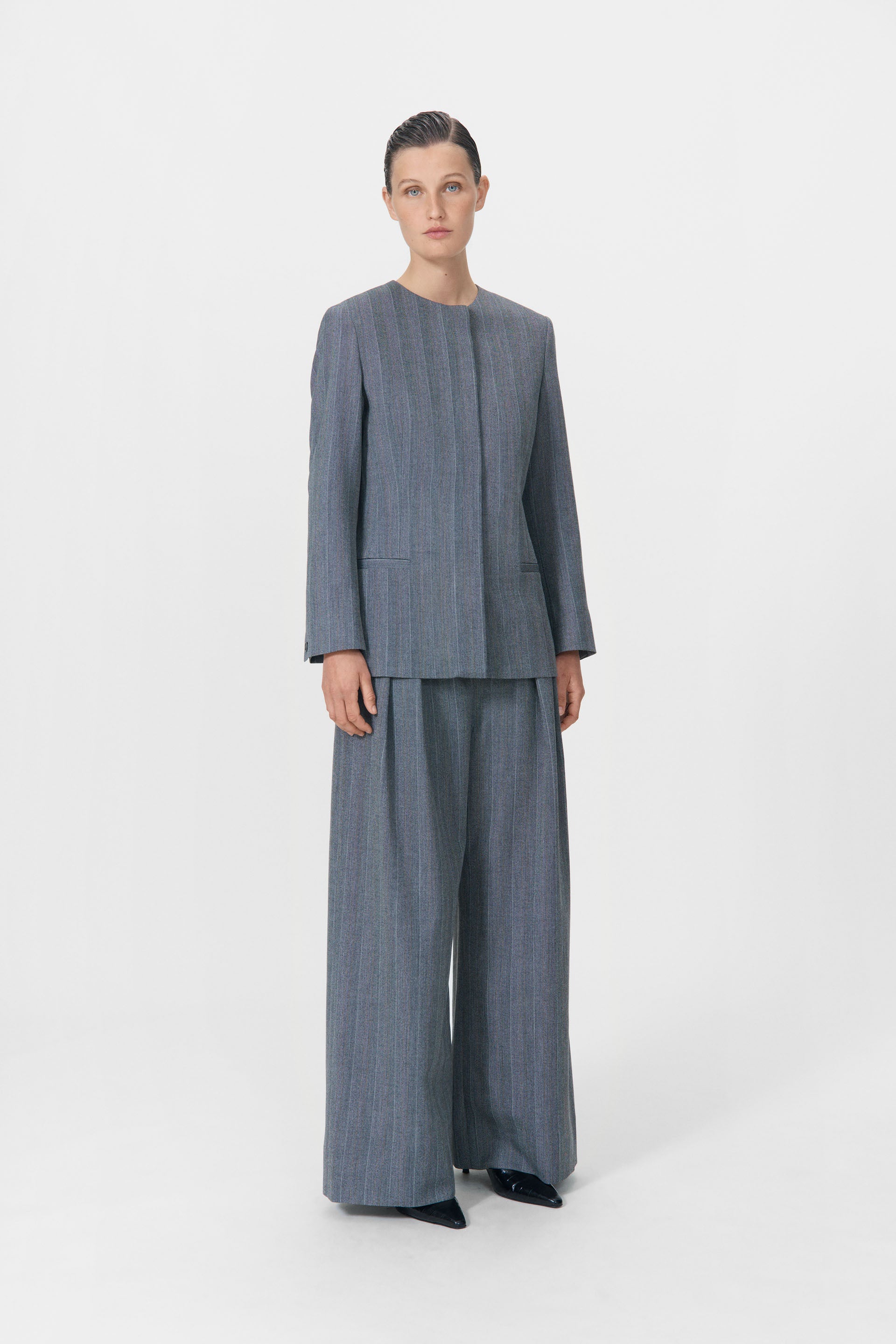 Lovechild 1979 Arya Blazer Blazers 067 Charcoal Weave