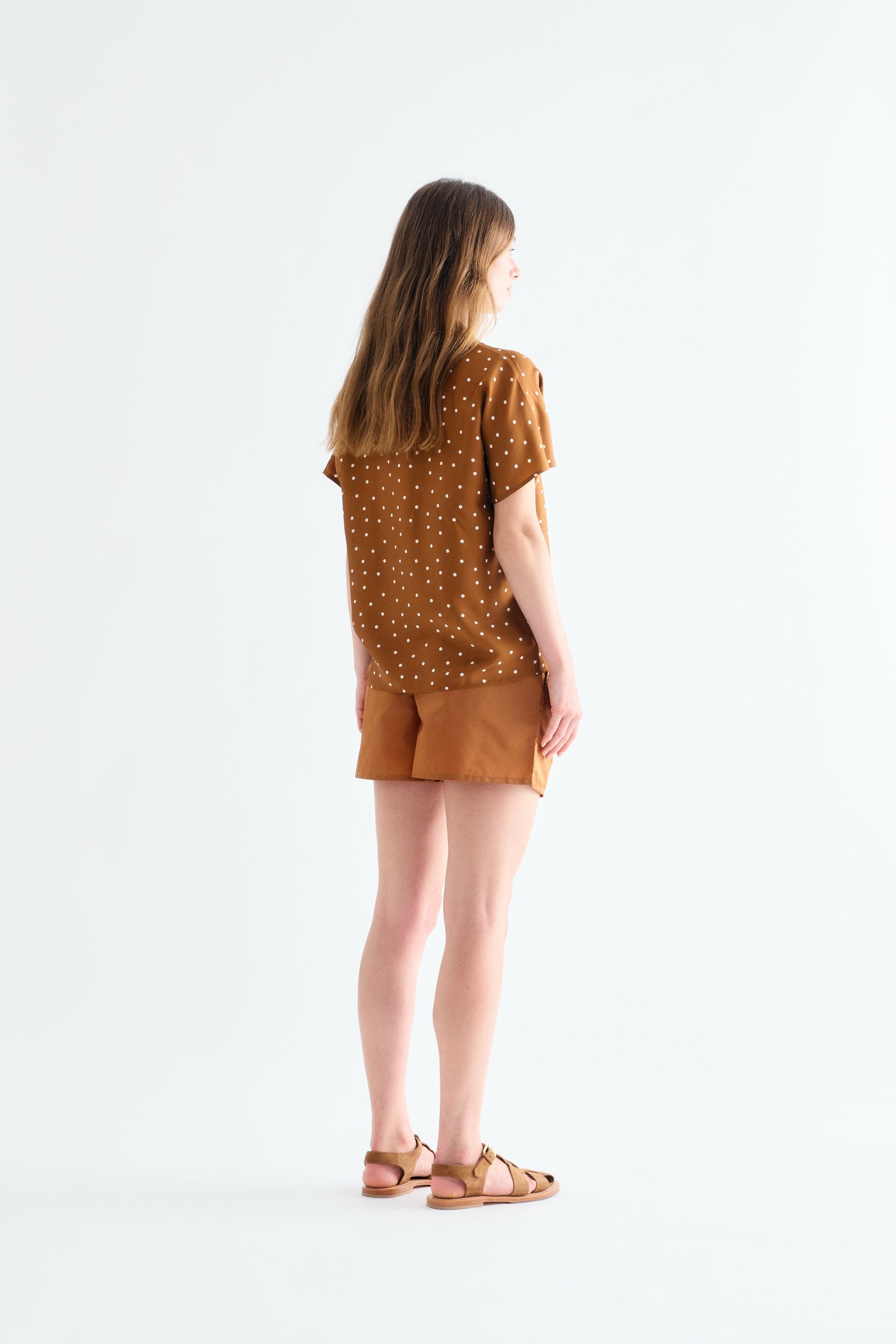 Lovechild 1979 Birna Blouse Blouses 793 Dot Print Caramel