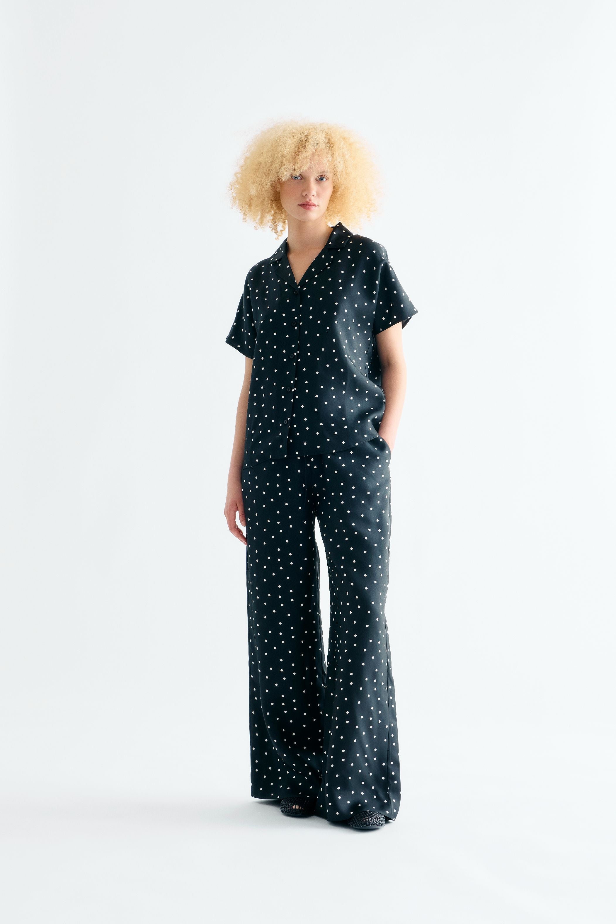 Lovechild 1979 Birna Blouse Blouses 981 Dot Print Black