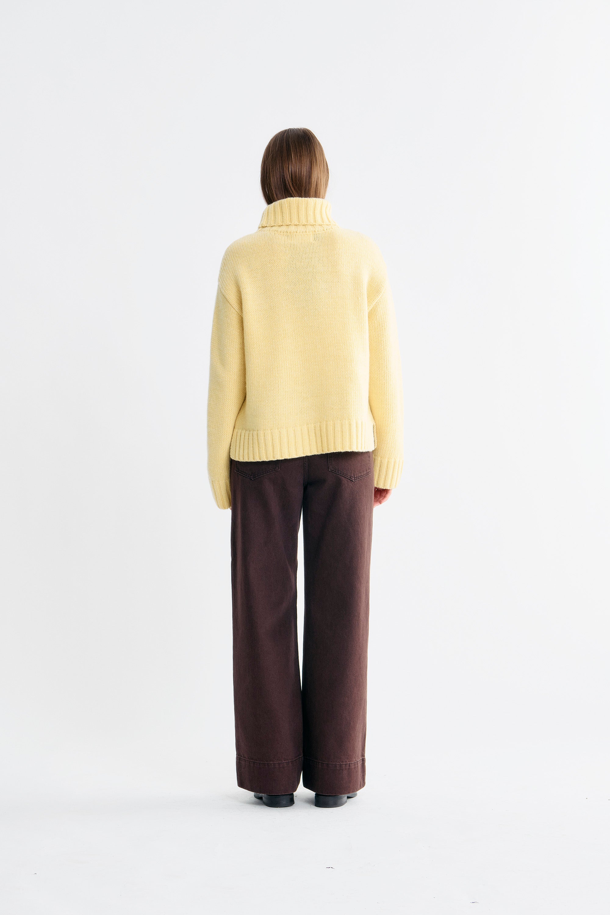 Lovechild 1979 Cassidy Turtleneck Sweater 095 French Vanilla