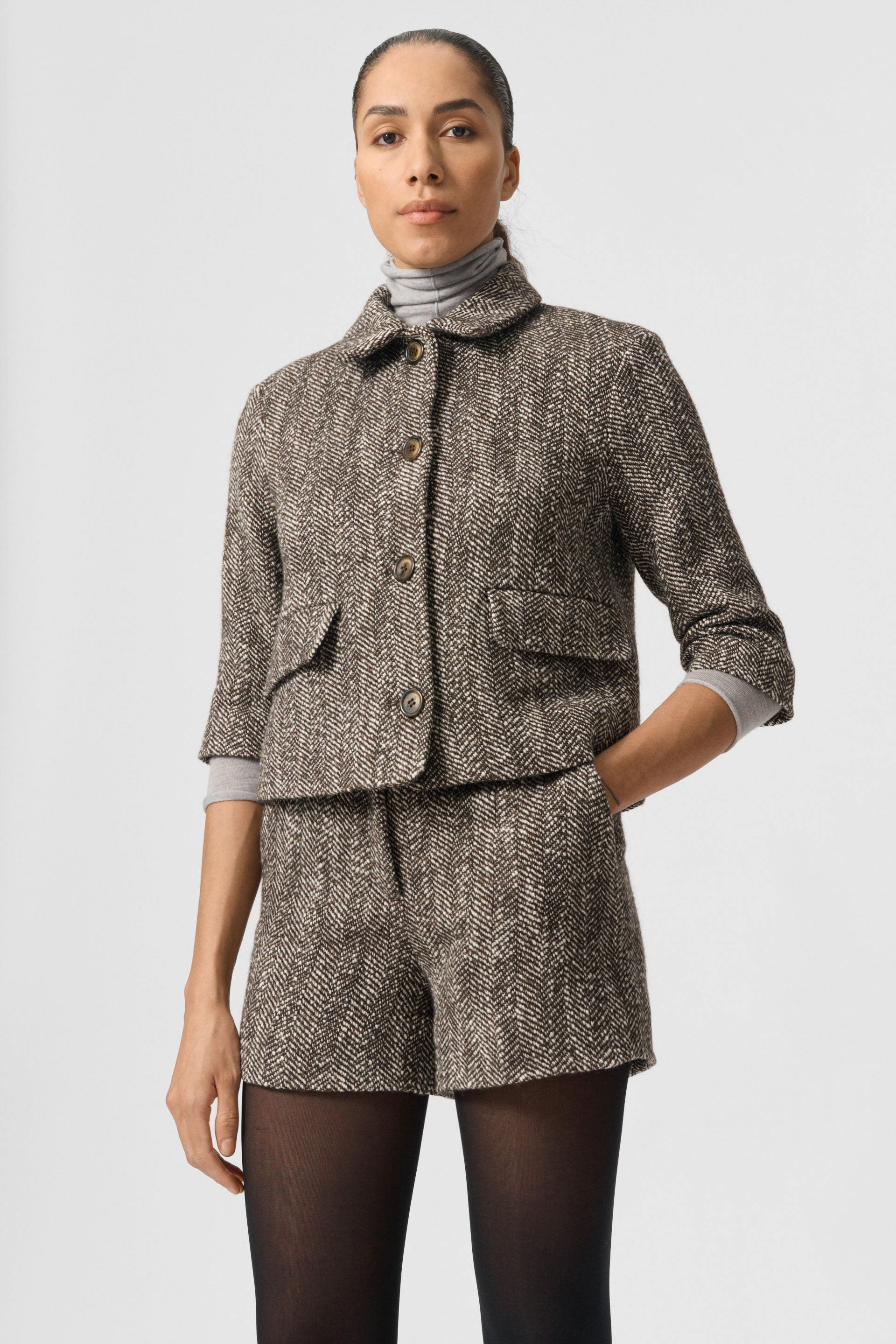 Lovechild 1979 Daliah Jacket Jackets 747 Brown Herringbone