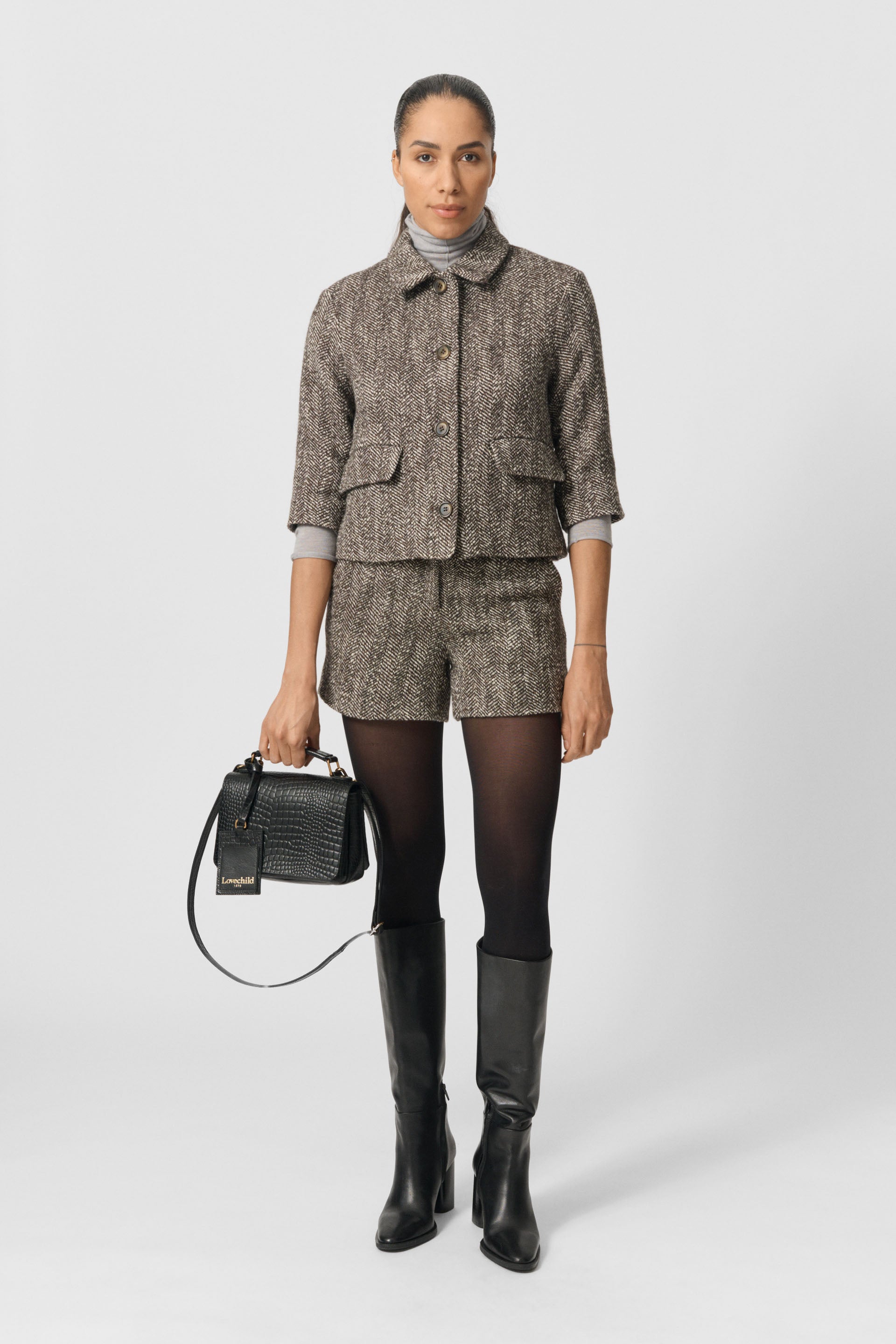 Lovechild 1979 Daliah Jacket Jackets 747 Brown Herringbone