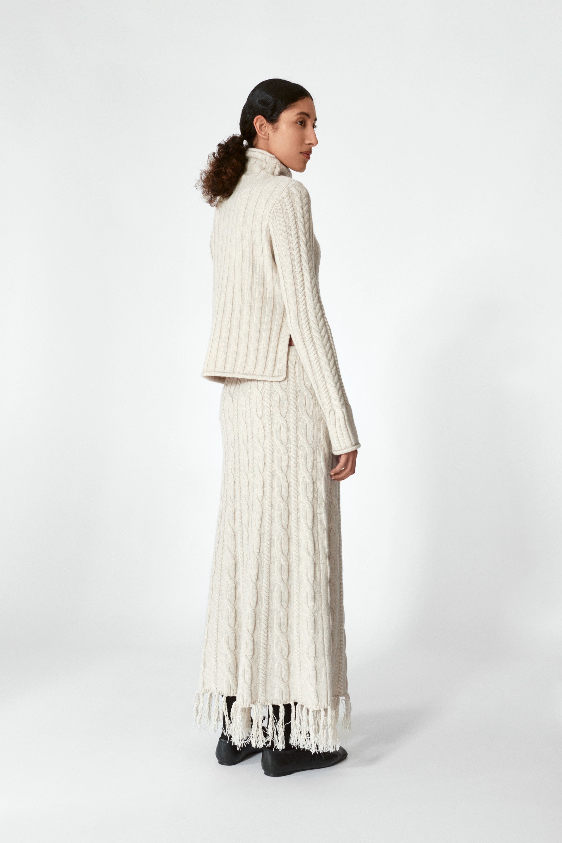 Lovechild 1979 Della Turtleneck Knitwear 022 Oatmeal